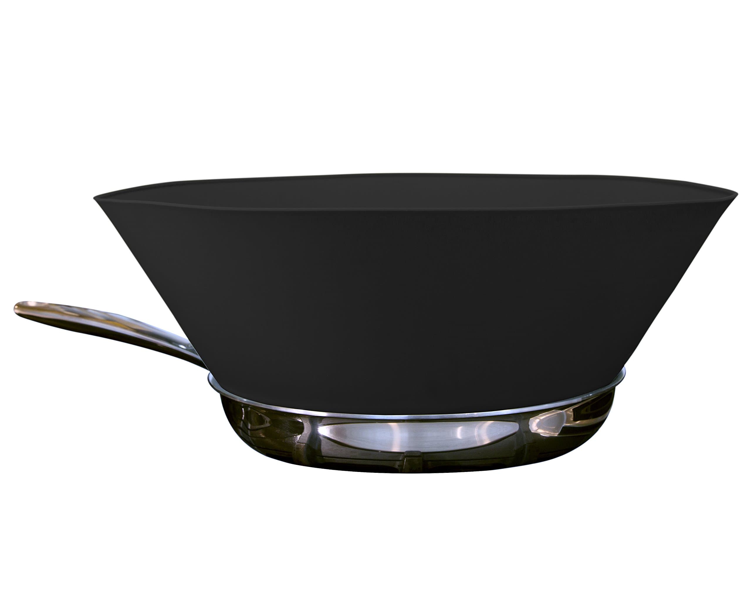 10 (Medium) - Black - Splatter Guard, as Seen on Shark Tank