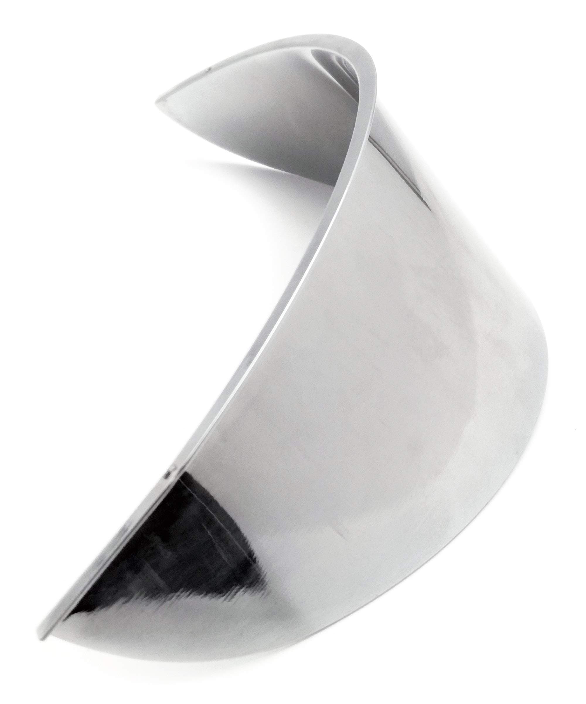 AfterMokit Replacement Universal 7 inch Round Headlight Visor for Cruisers Harley Heritage Softail Honda Shadow Kawasaki Vulcan Suzuki Boulevard C50 C90 Yamaha Royal Star V-Star Chrome