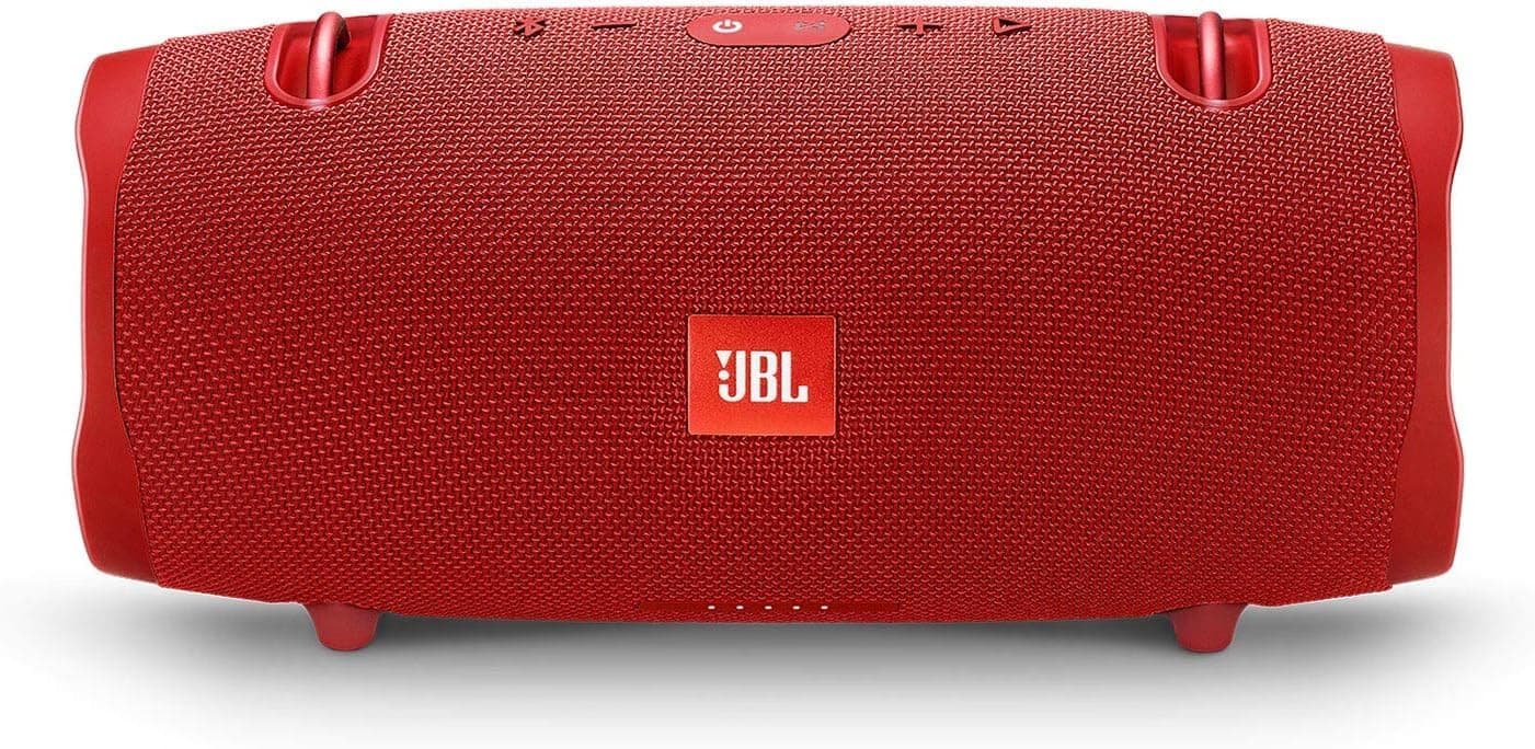JBL Xtreme 2 Portable Waterproof Wireless Bluetooth Speaker - Red (Renewed)