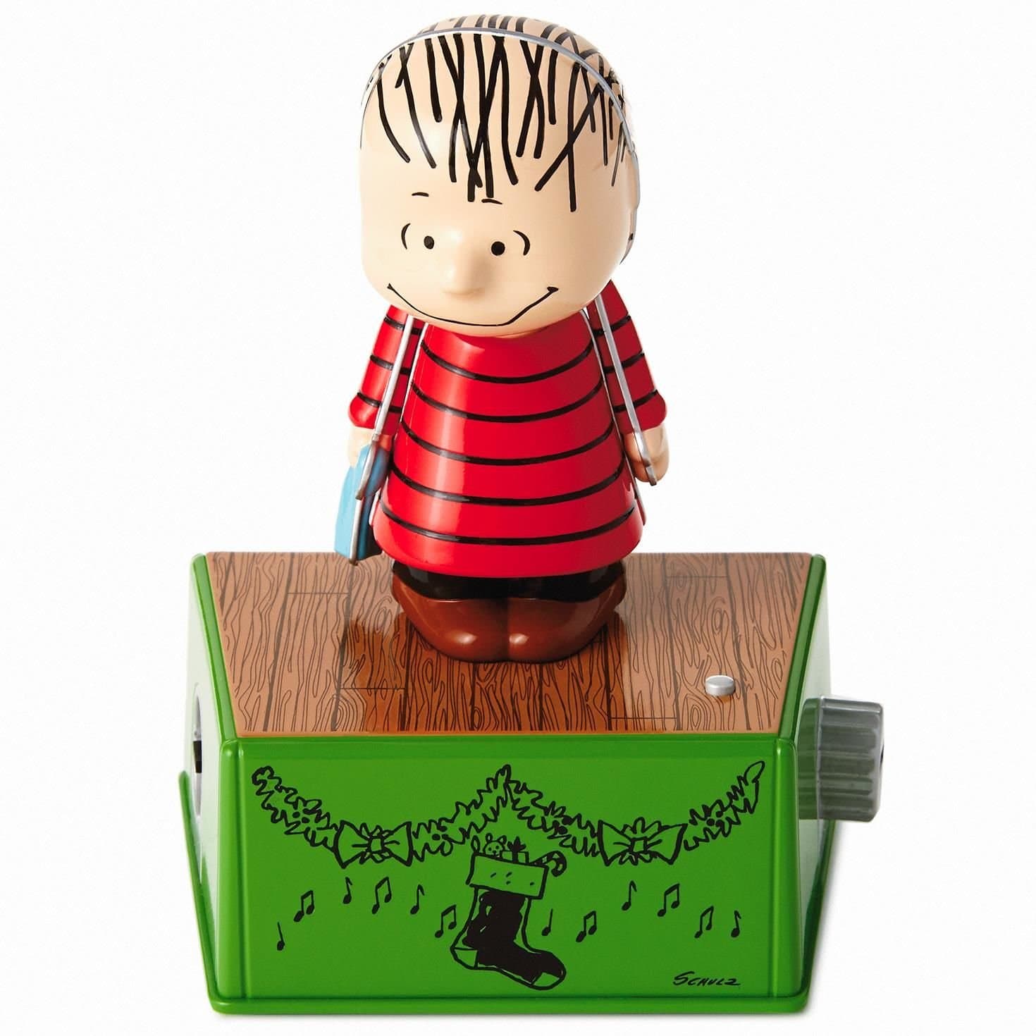 Peanuts Linus Christmas Dance Party Figurine