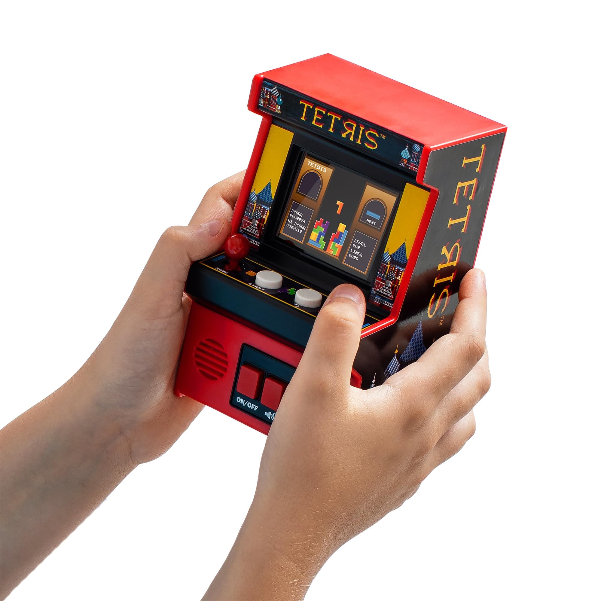 Retro Mini Arcade Game, Full Color Screen, Classic Handheld Electronic Game Console, 90s Toy, Great Gift for Kids 8+, Tetris