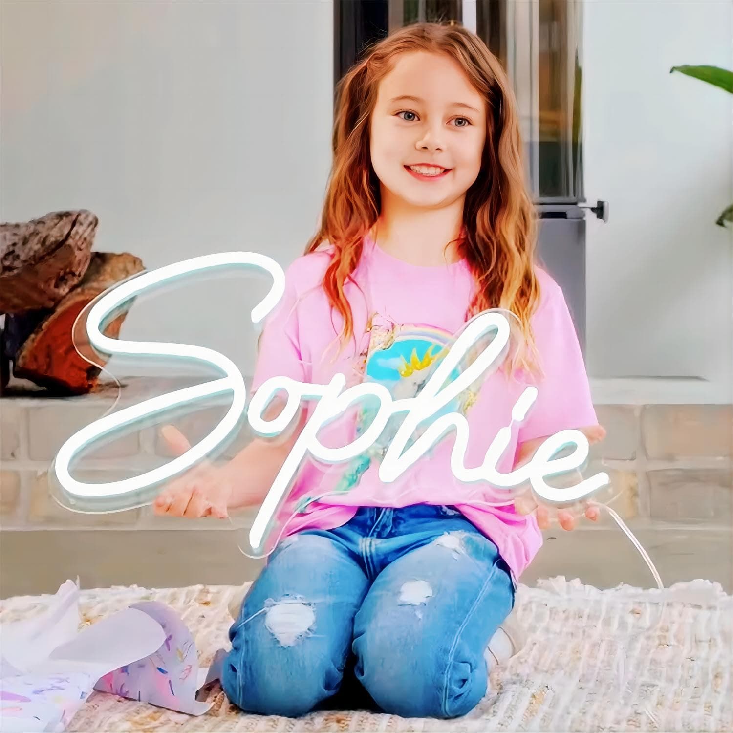 Custom Neon Signs, Personalised Dimmable Led Neon Lights Sign for Wall Decor Wedding Birthday Party Gift Bedroom Bar Shop Name LED Neon Lights