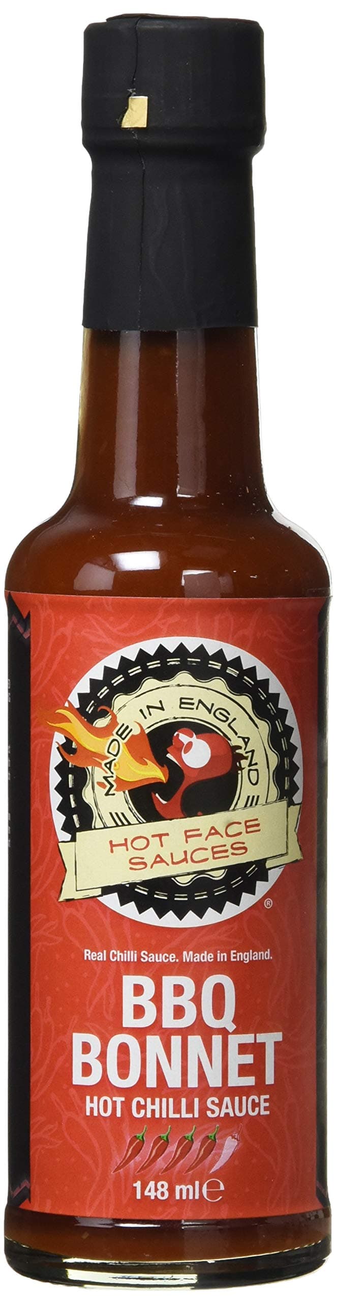BBQ Bonnet Hot Chilli Sauce - Made with Fresh Scotch Bonnet Chillis