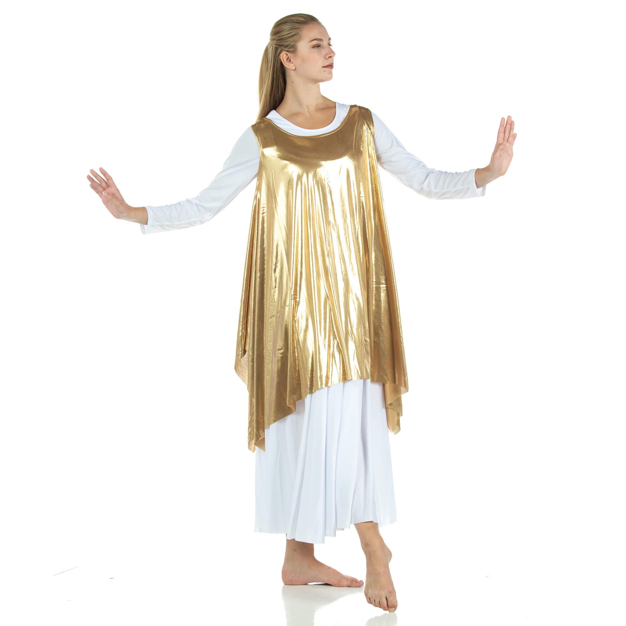 DanzcueWomens Celebration of Spirit Dance Drapey Tunic Tank Pullover