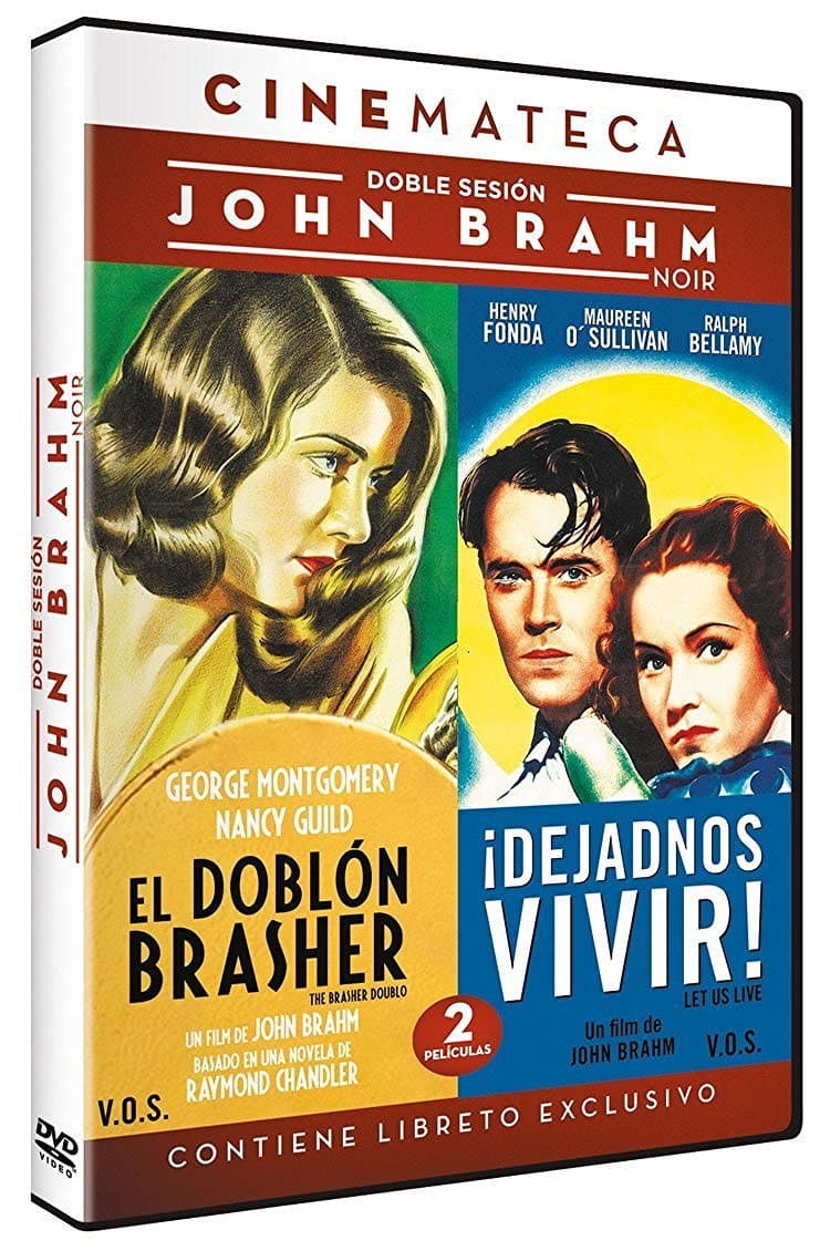 John Brahm: The Brasher Doubloon (1947) / Let Us Live (1939) - Region 2 PAL Double-Bill plays in English without subtitles