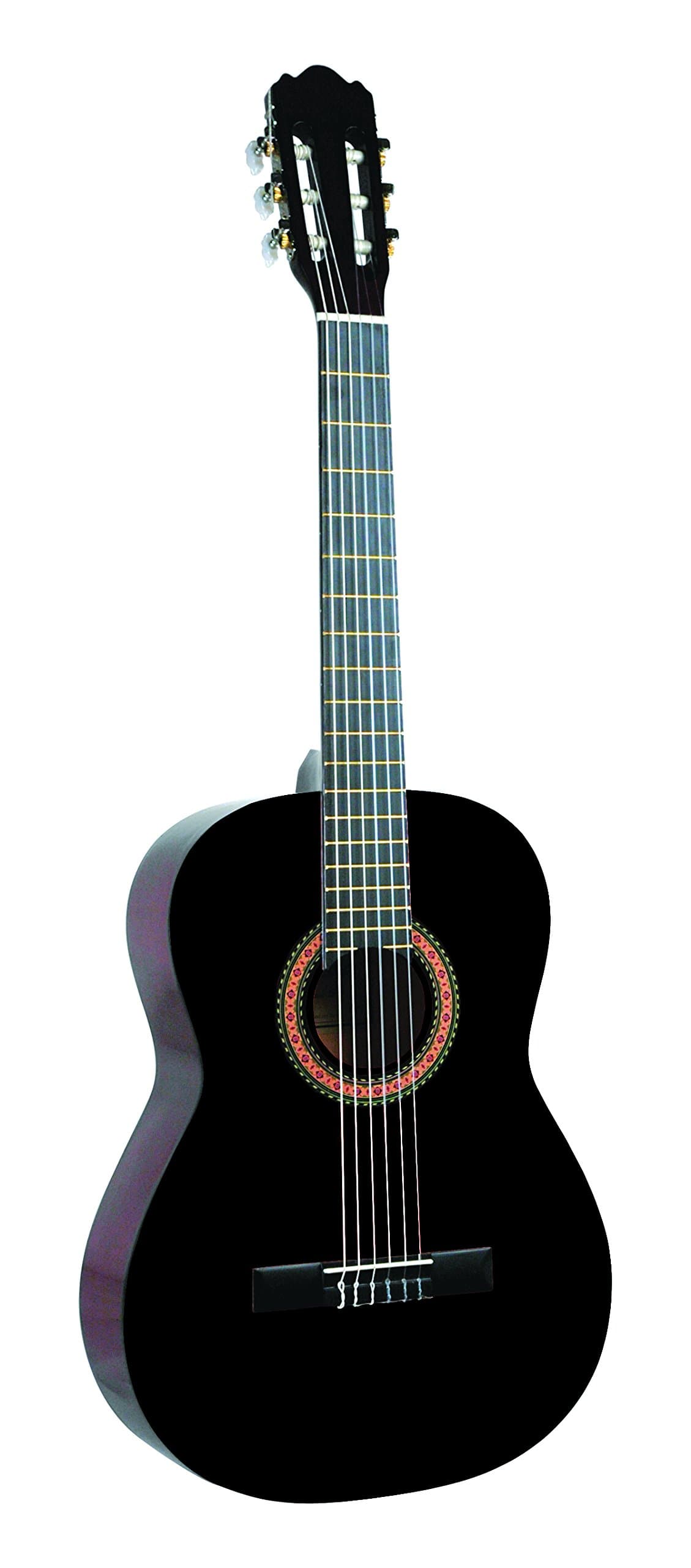 Lucida LG-400-BK Student Classical Guitar, Black