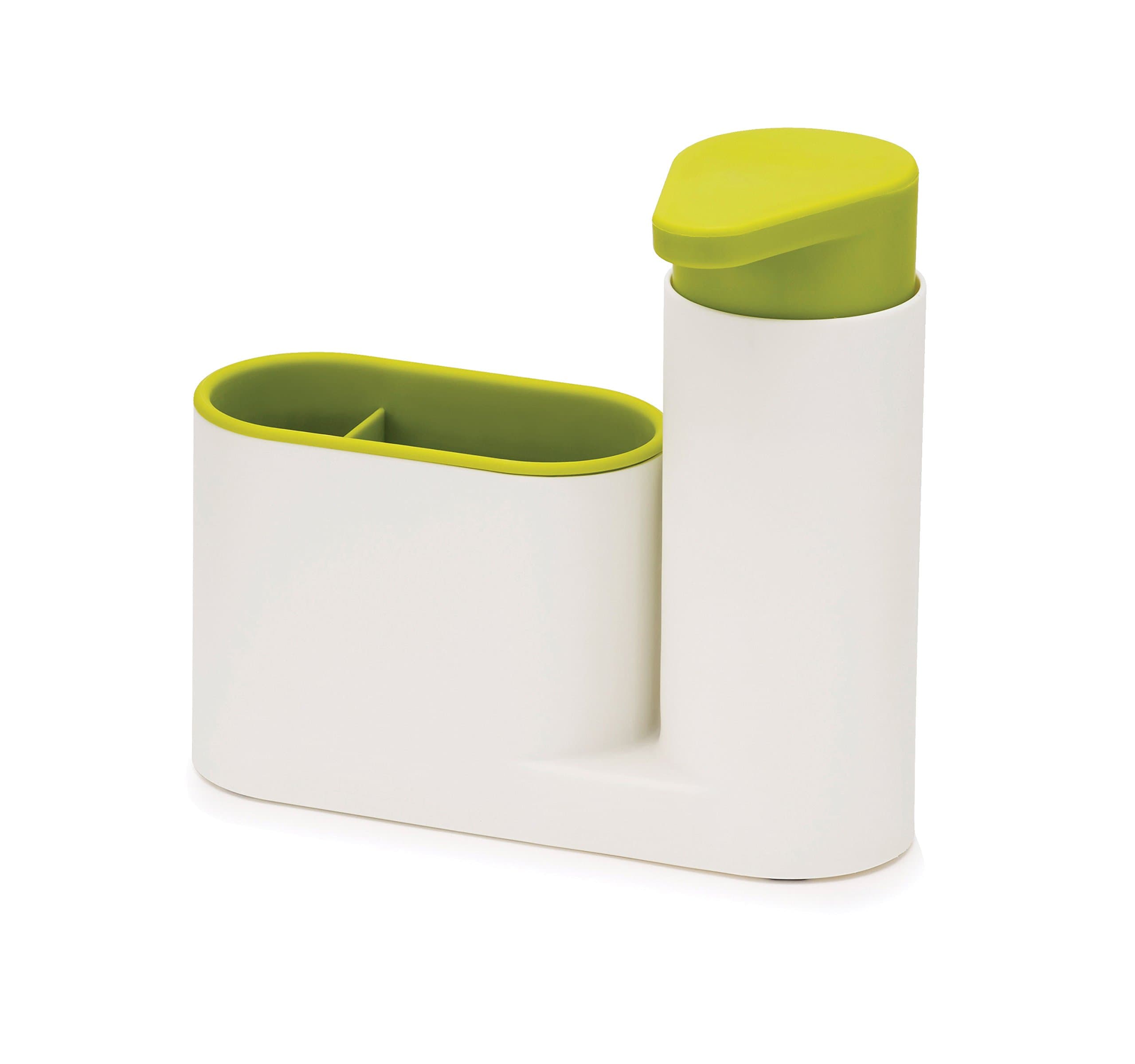 Joseph Joseph SinkBase Sink Tidy Set, White/Green, 2-Piece