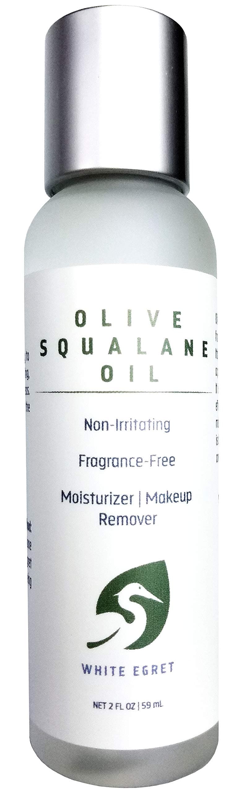 Olive Squalane Oil, 2 Ounce by White Egret