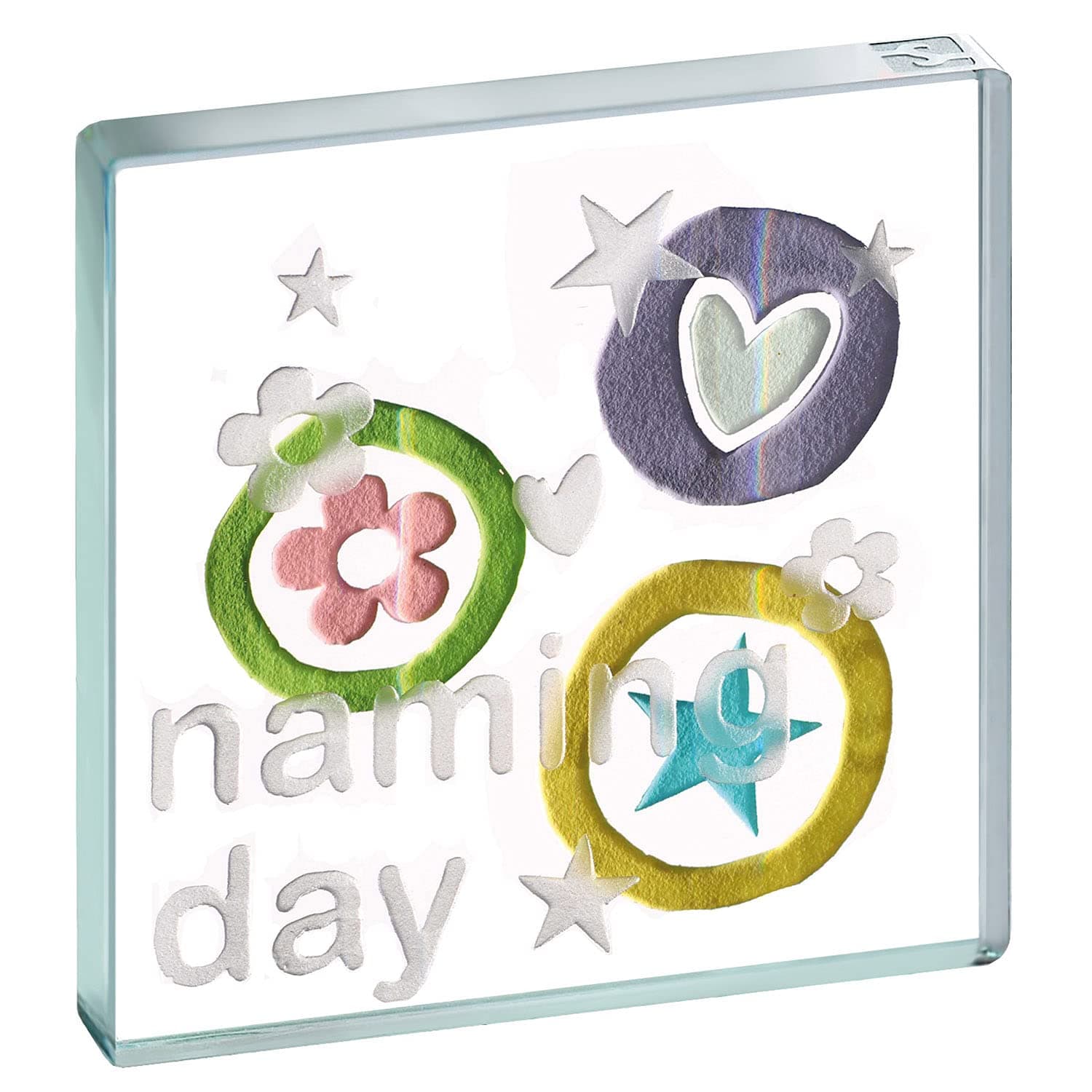 Spaceform Miniature Token, 40 x 40 x 6 mm, Clear