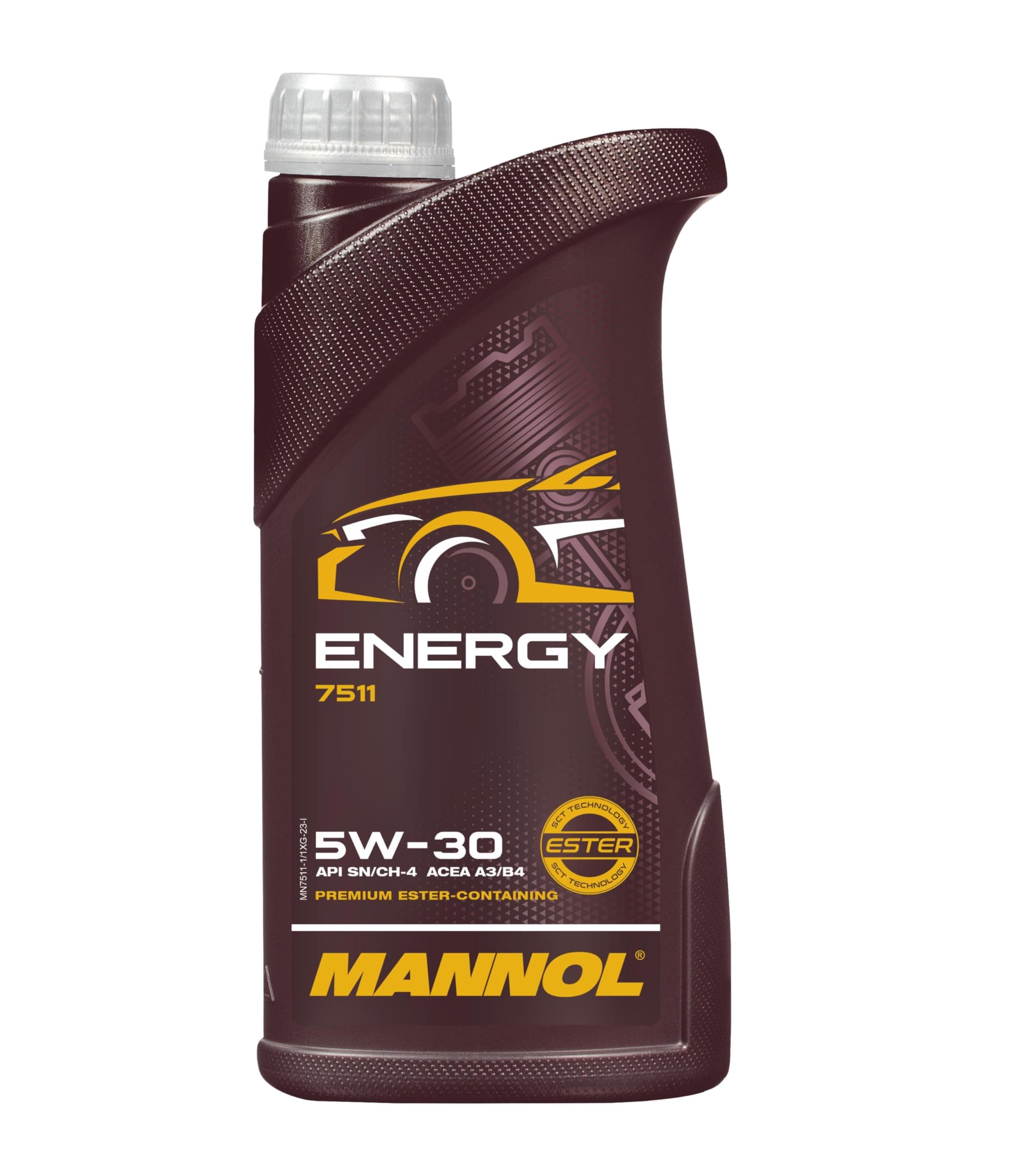 1 Litre Energy 5W-30 Engine Oil 7511 API SN/CH-4 ACEA A3/B4 Universal Synthetic Ester Technology