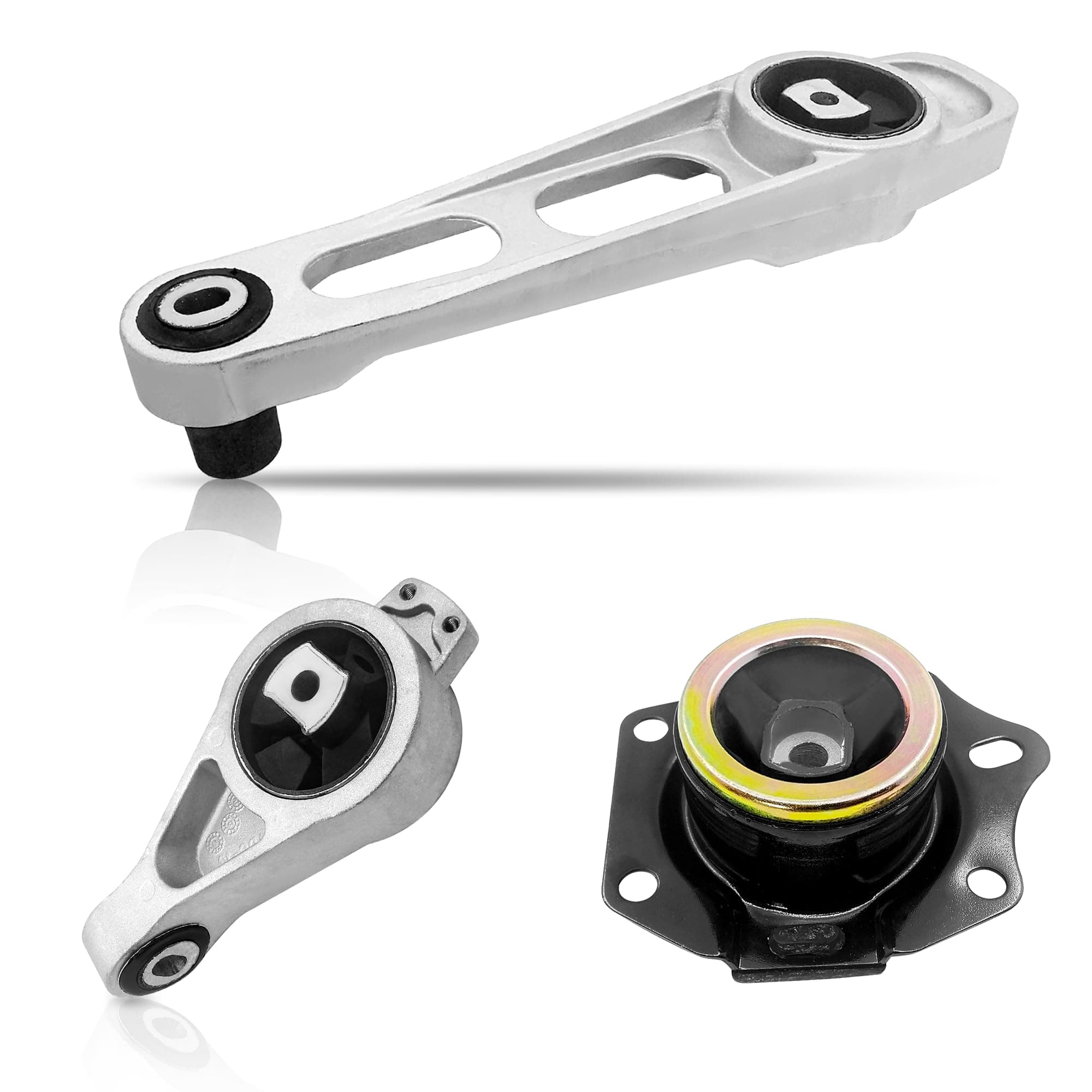 PartsFlow Engine Motor Transmission Mount Right / Upper / Lower for Dodge Neon 2.0L 2000-2005 for Chrysler PT Cruiser 2.4L Auto Trans 2001-2010 A2947 A2948 A2949