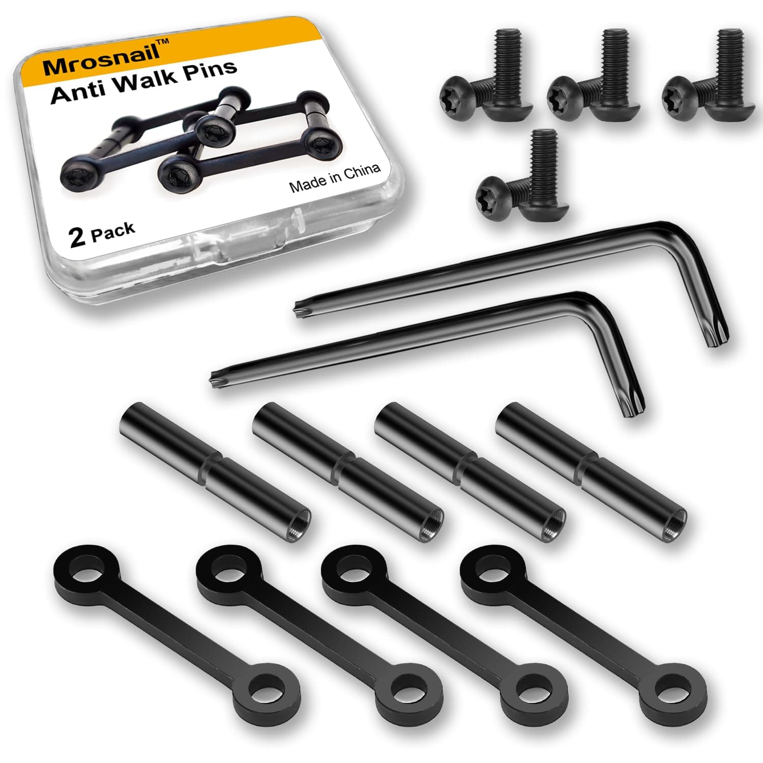 2Pack Prevent Rotation Pins for Precision Machine and Motorcycle Engines ,Balancing Bars for Vehicle and Aircraft Models, Non Slip Rotation Pins