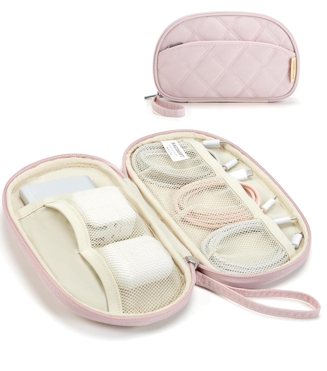 BAGSMART コードオーガナイザー トラベルケーブルオーガナイザーバッグ