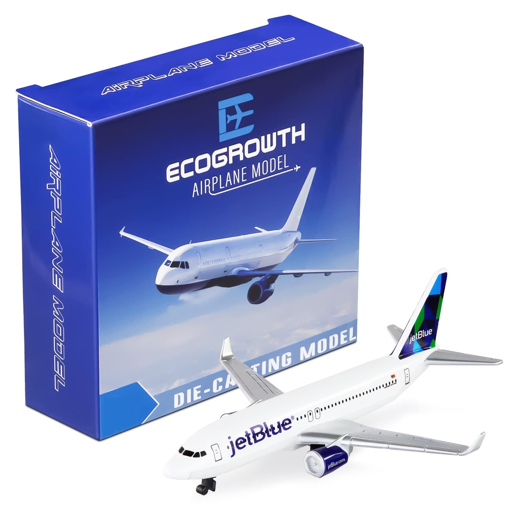 Model Planes Jet Blue Airplane Model Airplane Plane Aircraft Model for Collection & Gifts