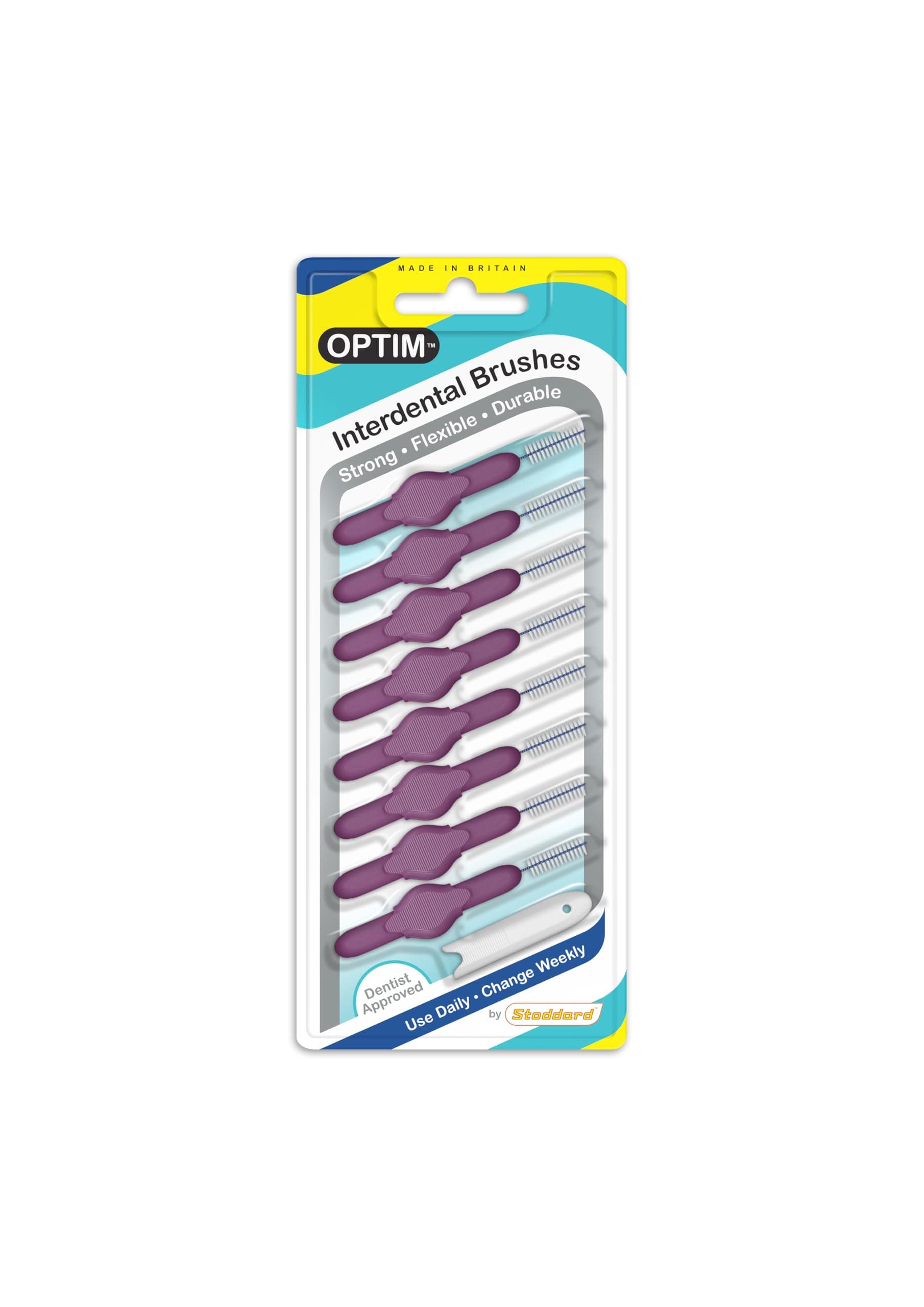 Stoddard Icon Interdental Brush - 1.1mm Purple - 8 per Pack