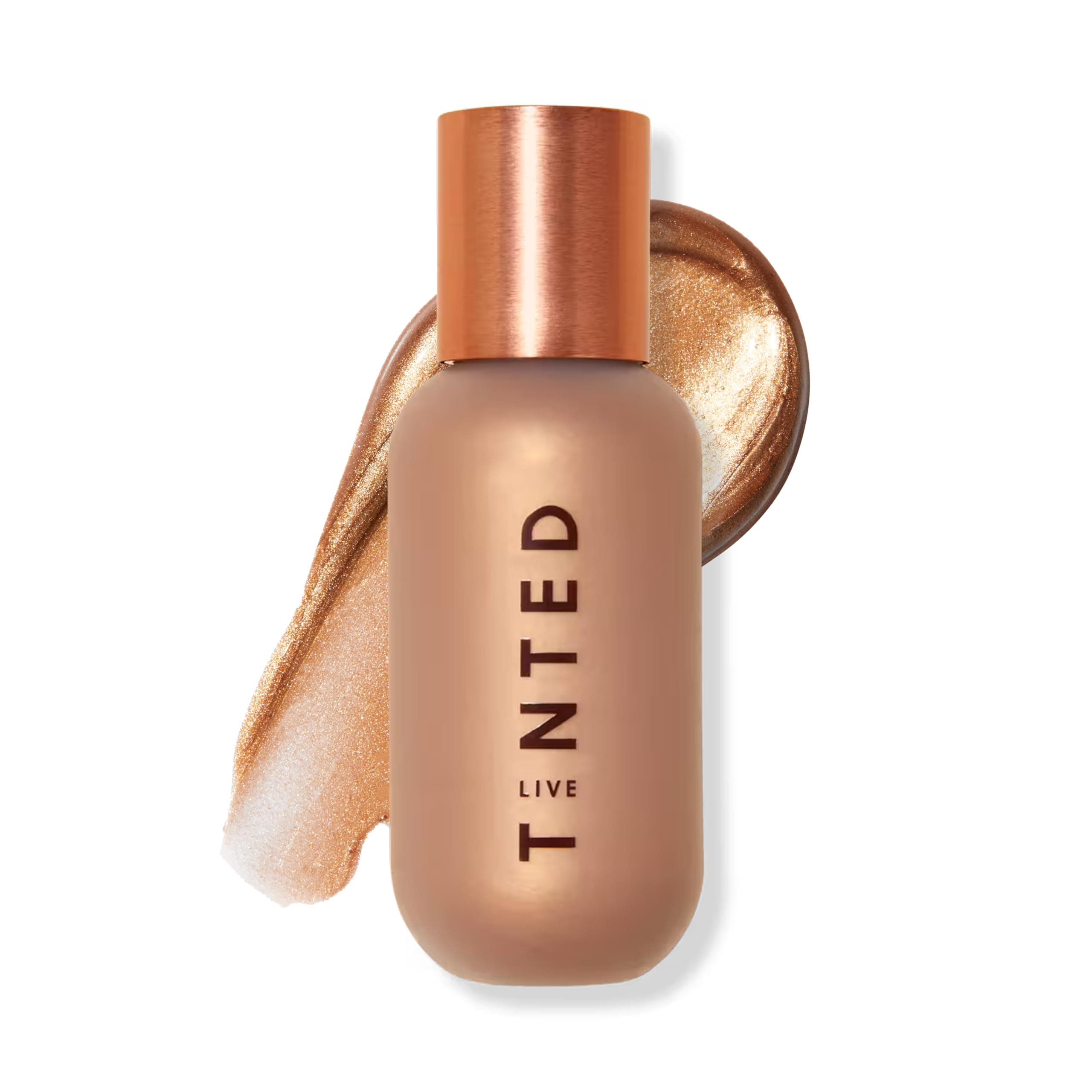 Hueglow Liquid Highlighter Drops - Lightweight Serum-Infused Highlighter, Non-Greasy Formula for Natural Radiance and Advanced Hydration, Dusk, 1.7fl oz / 50mL