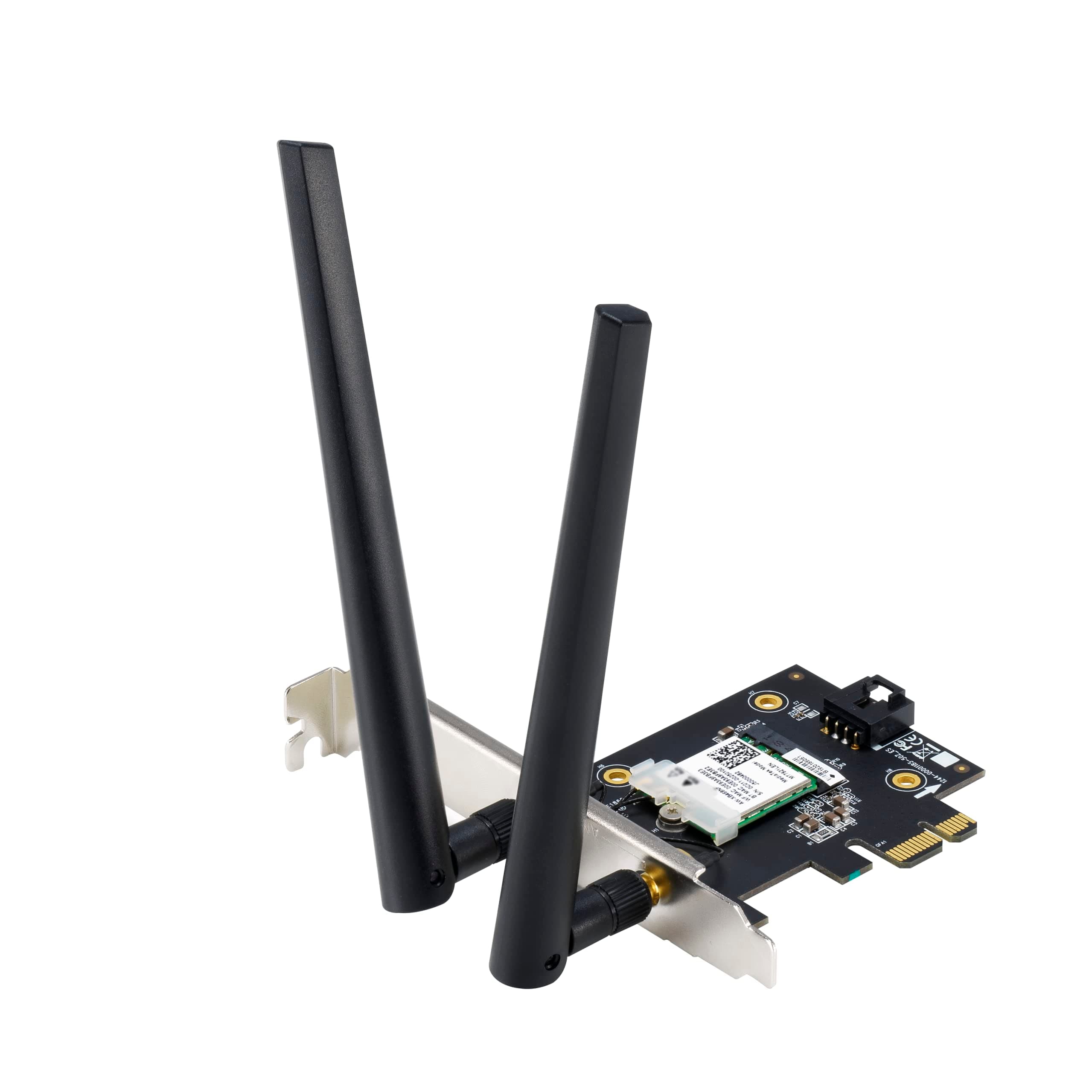 – PCE-AX1800 WiFi 6 (802.11ax) Adapter with 2 External Antennas, Supporting total Data Rate up to 1800Mbps, Bluetooth 5.2, WPA3 Network Security, OFDMA and MU-MIMO - Black