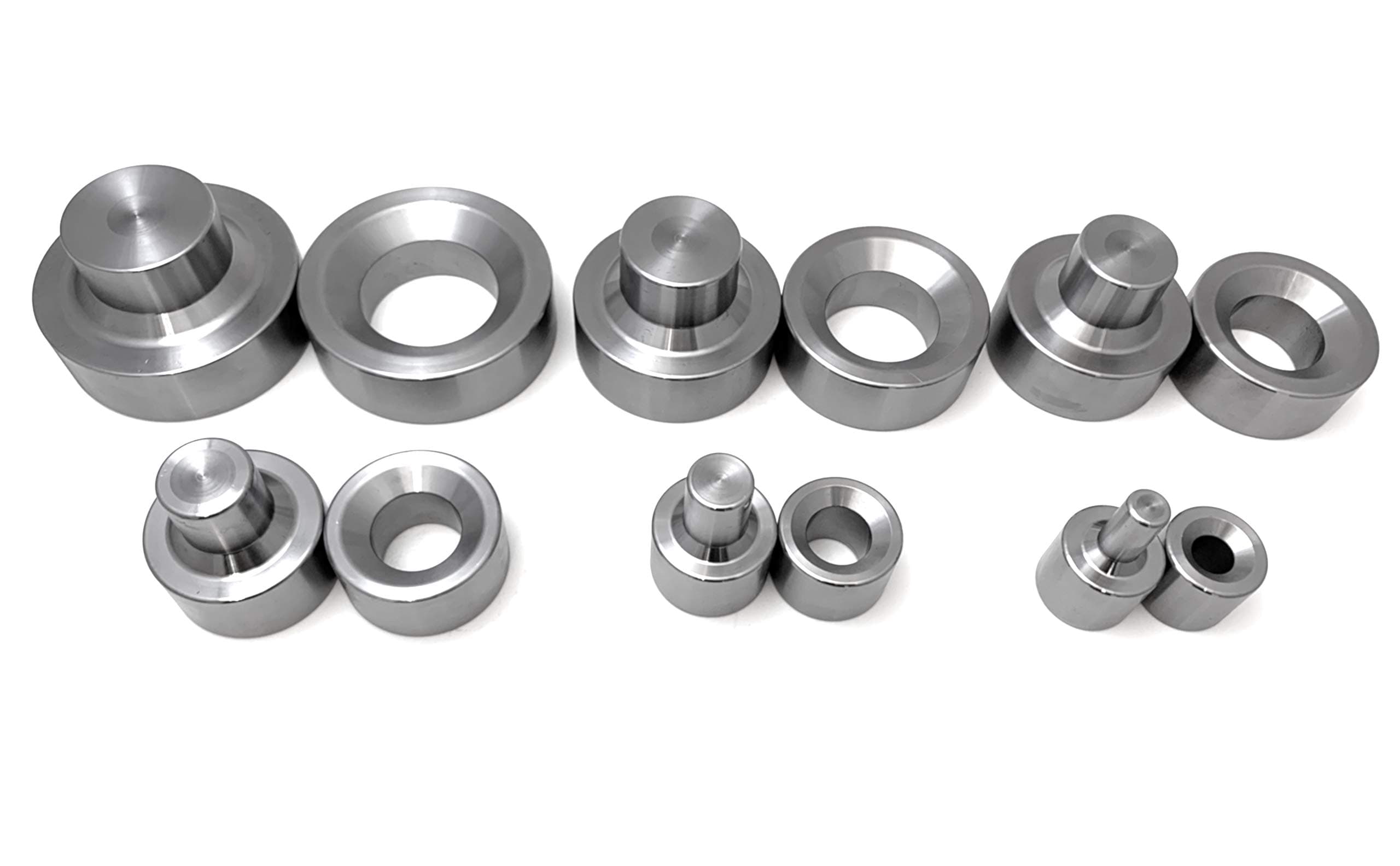 6 Piece Dimple Die Set 1/2" 3/4" 1" 1 1/4" 1 1/2" 1 3/4"