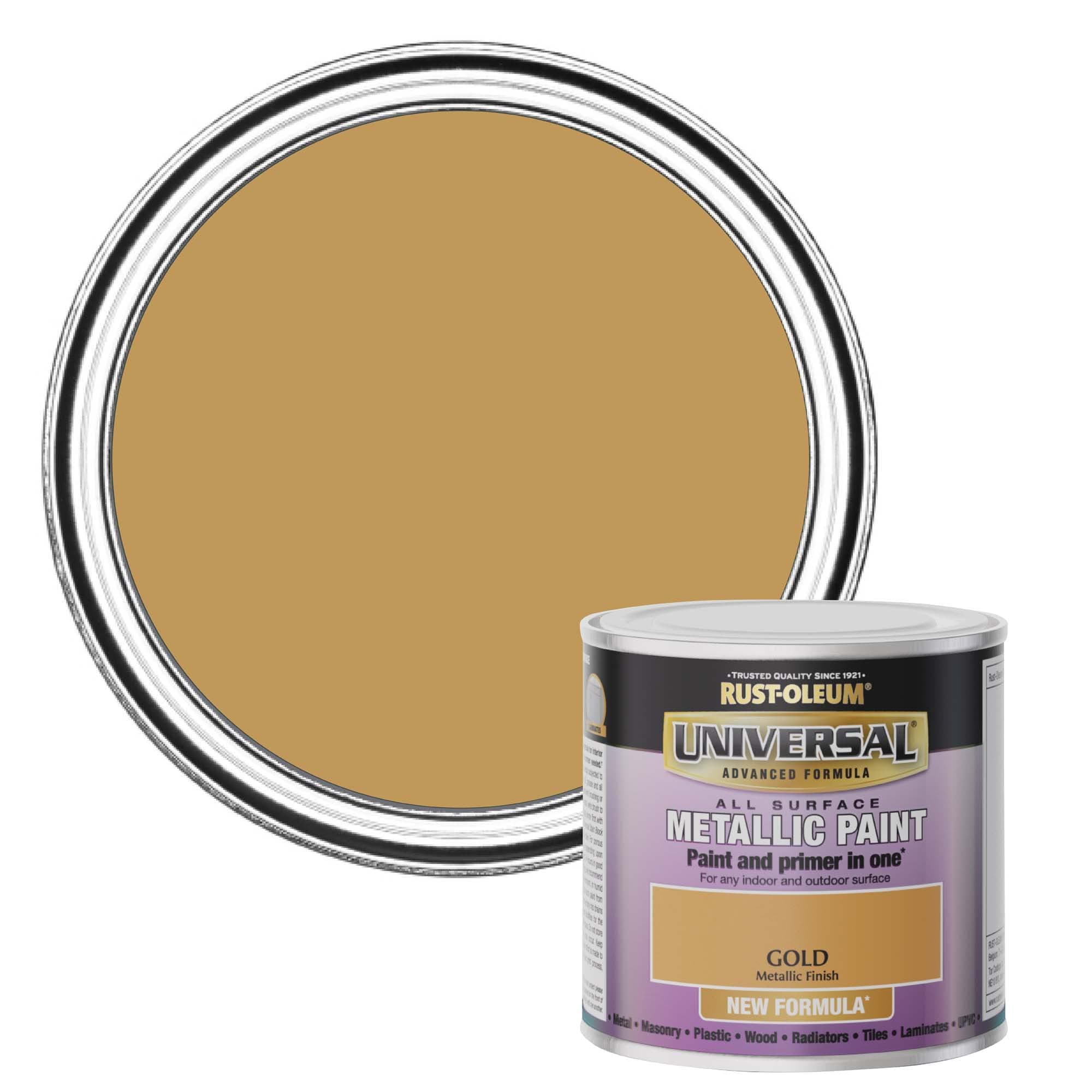 Universal Paint Metallic Gold 250ml, (RO1030401F1)