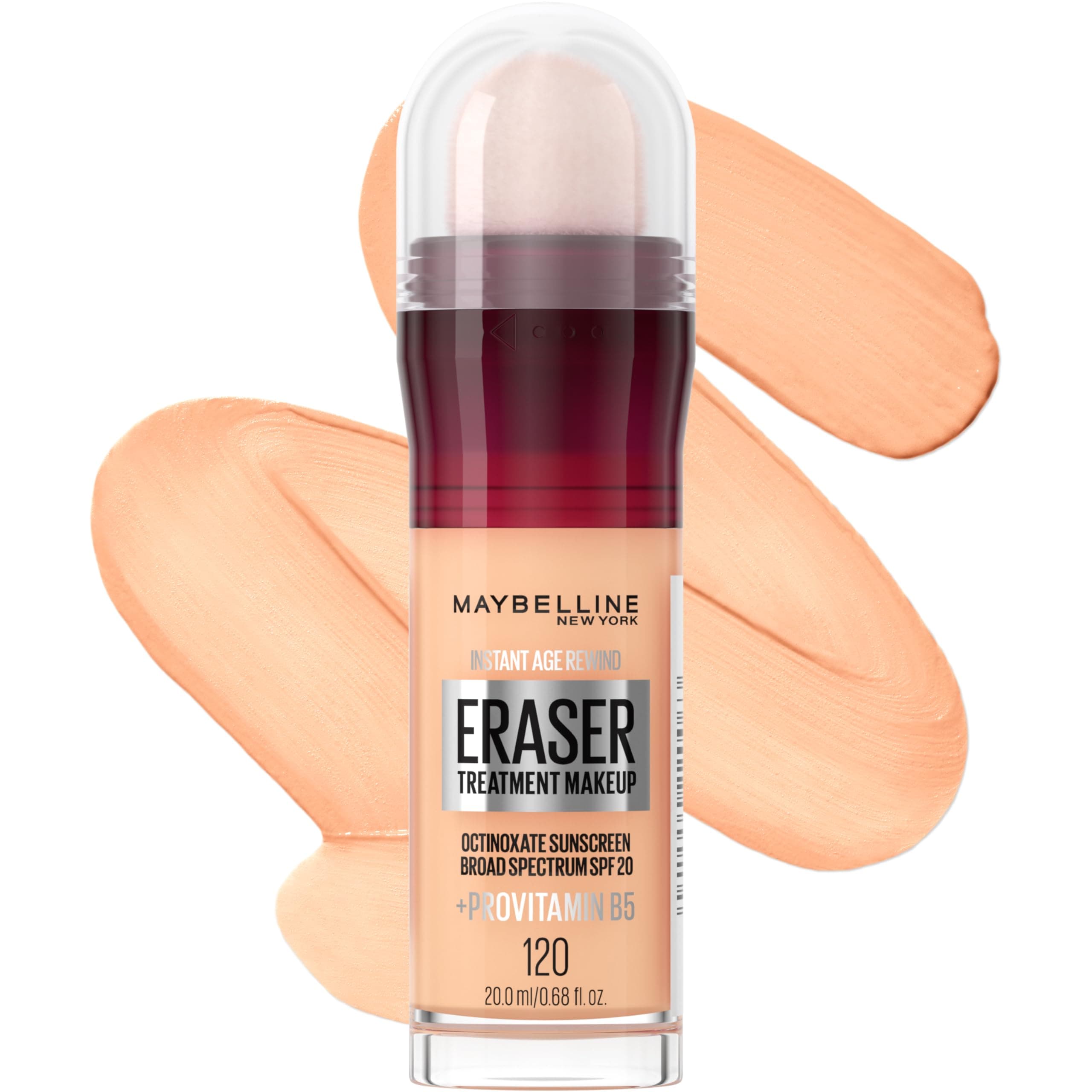 Instant Age Rewind Eraser Foundation with SPF 20 and Moisturizing ProVitamin B5, 120, 1 Count (Packaging May Vary)