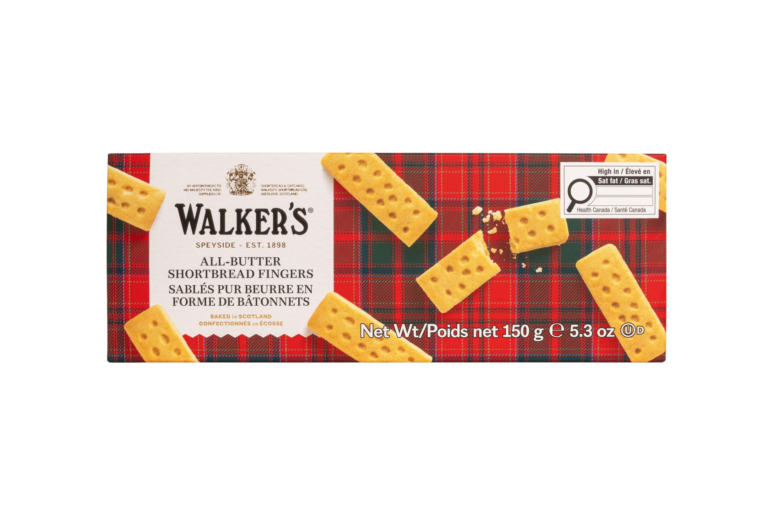 WALKERS SHORTBREAD Fingers, 150 g