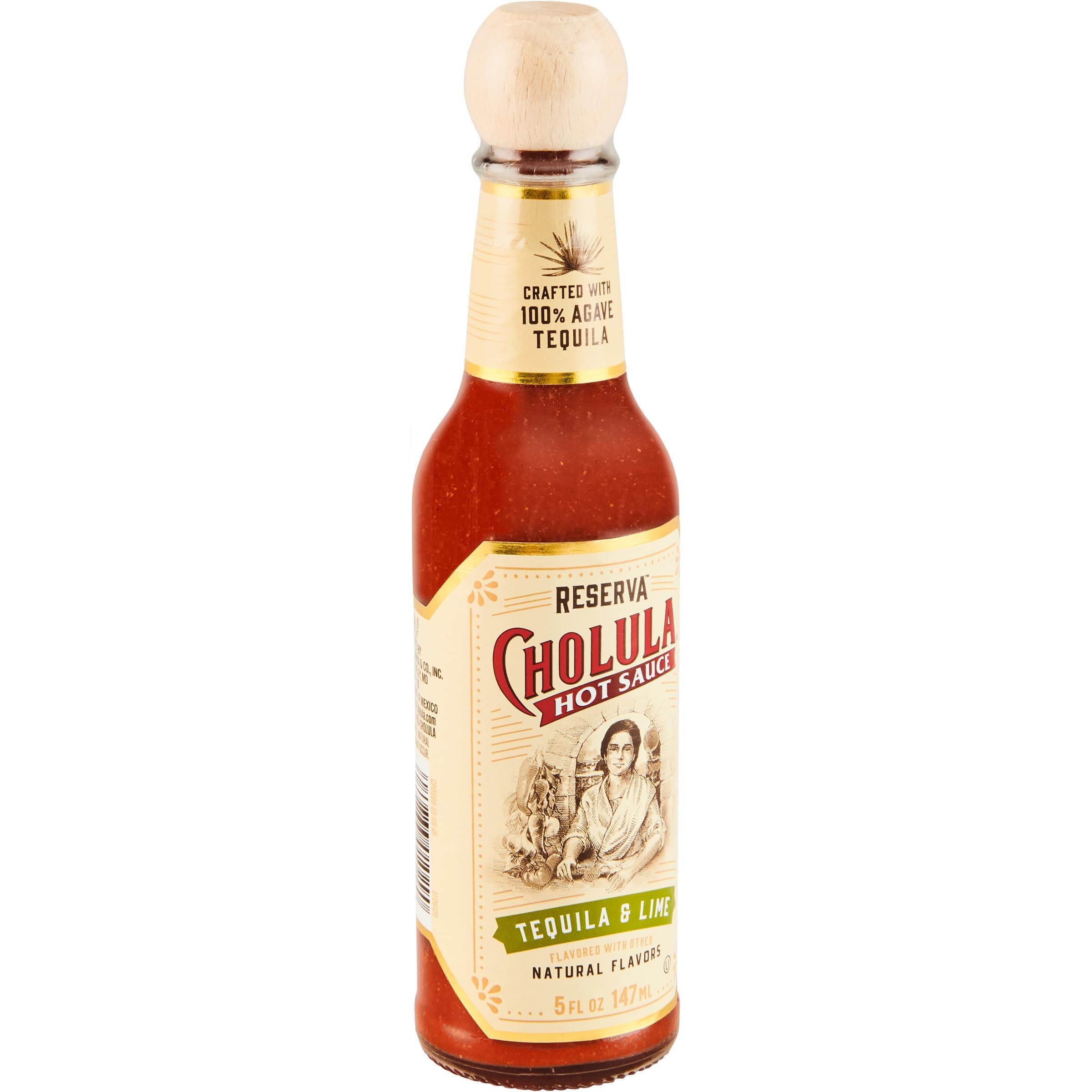 Tequila & Lime Reserva Hot Sauce (Crafted with 100% Agave Tequila), 5 fl oz