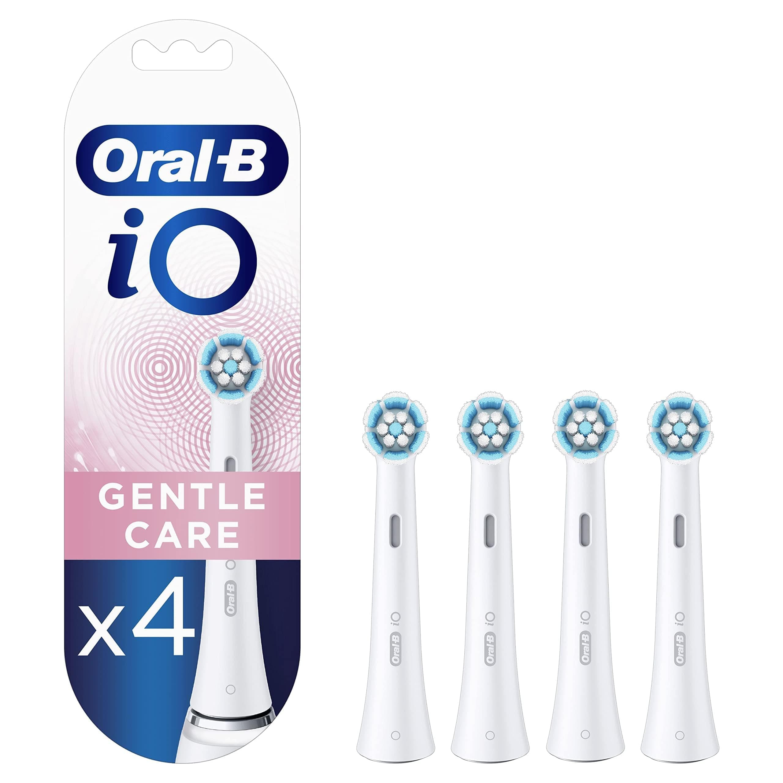 iO Replacement Toothbrush Heads White Gentle Clean Mailbox Fit, 0.12 kg