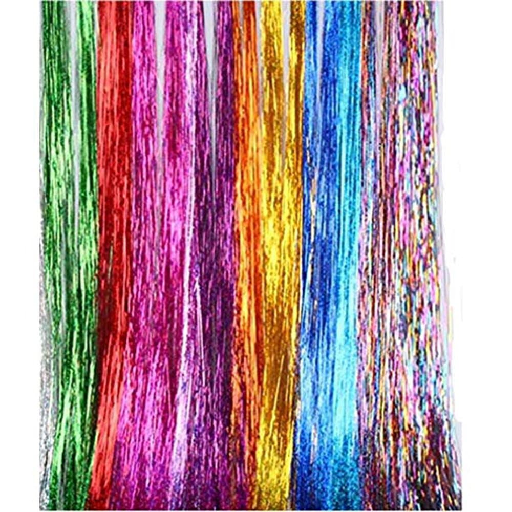 48" Hair Tinsel Extensions 315 Strands Five Colors ¡