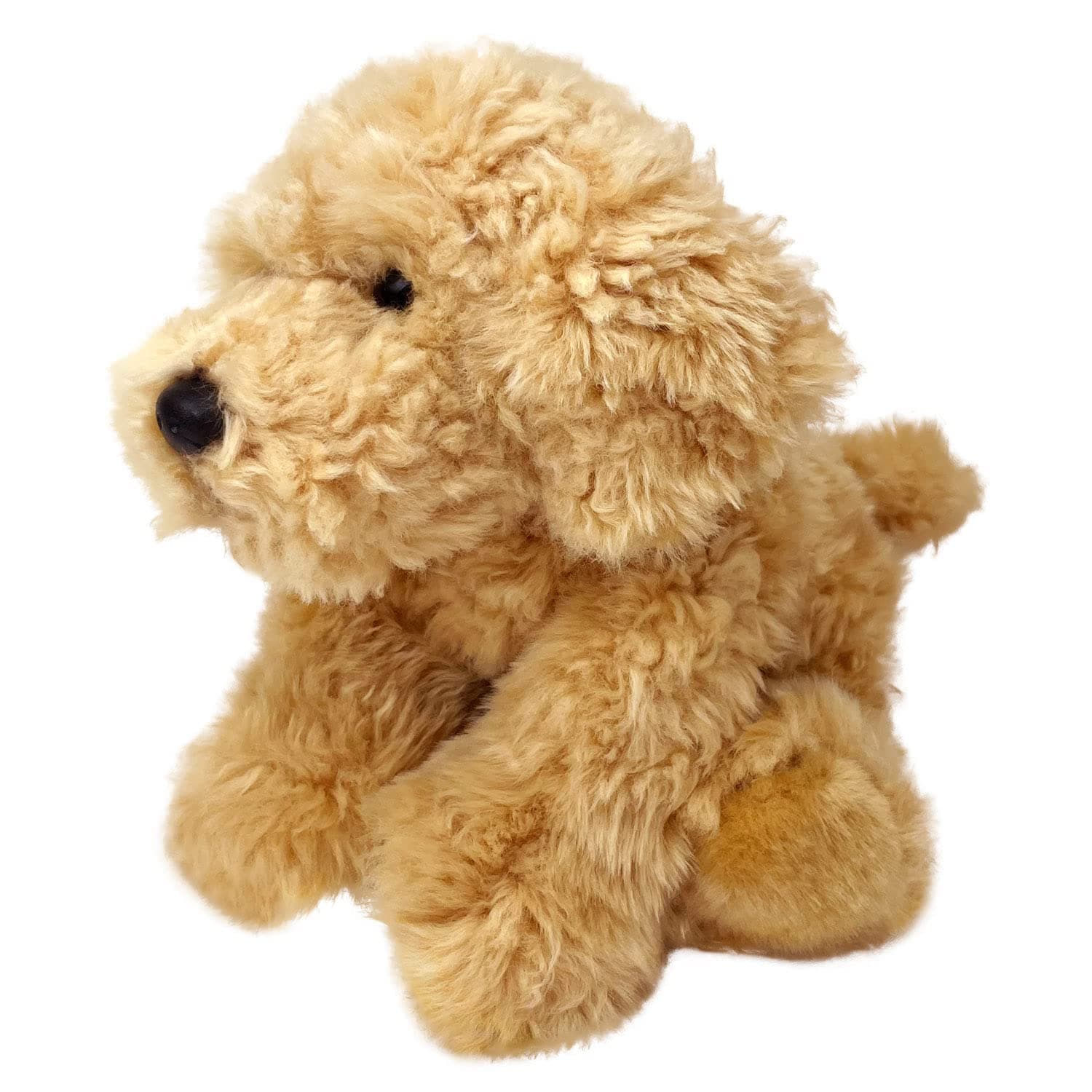 VFM - Labradoodle Dog Soft Toy Plush Teddy, Cavapoo, Labradoodle, Cuddly Teddy Bear Premium - 30cm - Biscuit