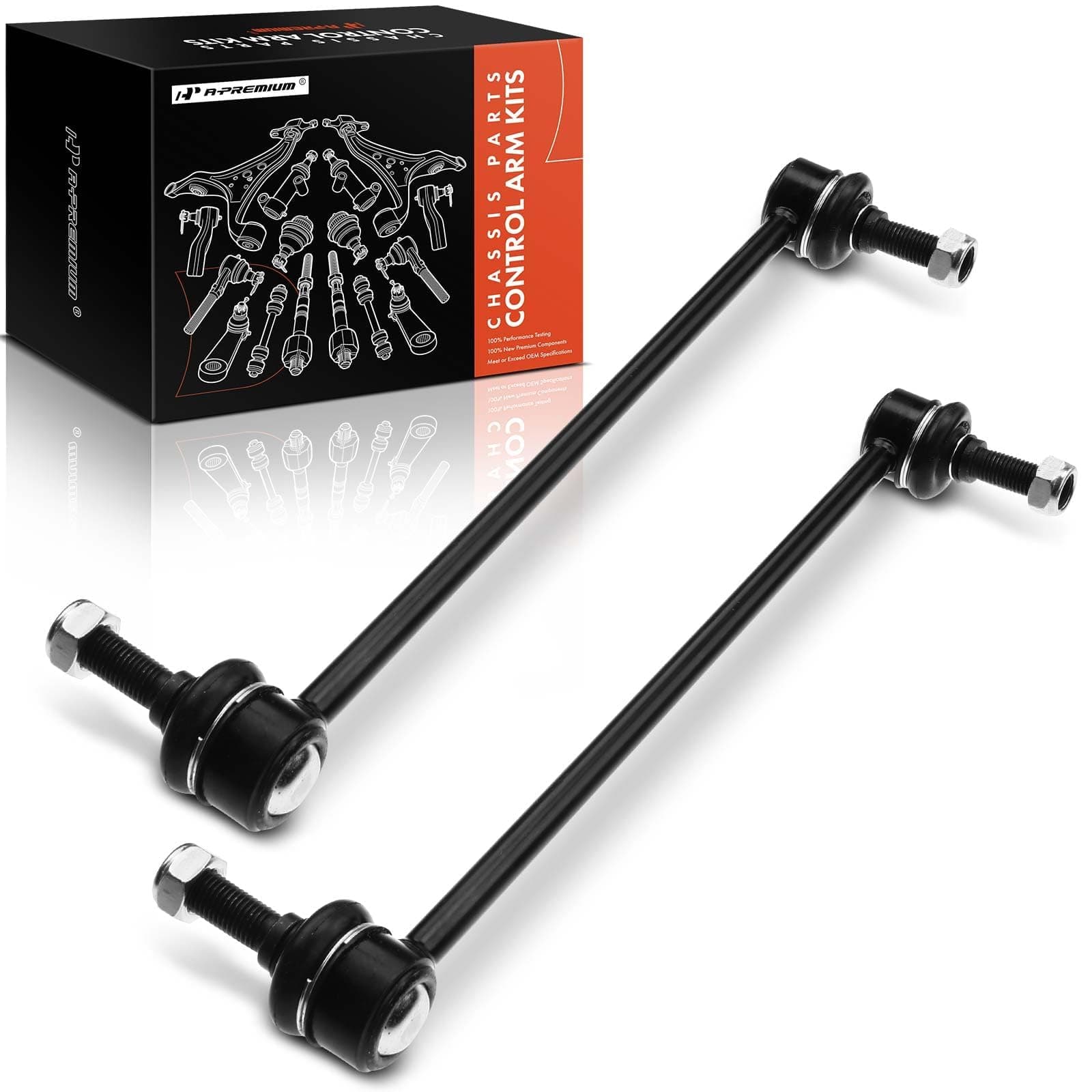 A-Premium 2Pcs Front Sway Bar Links Stabilizer Bar Links, Compatible with Toyota & Lexus - 2001-2019 - Camry Highlander Venza Solara & RX330 RX350 RX350L RX400h RX450h RX450hL ES300 ES330