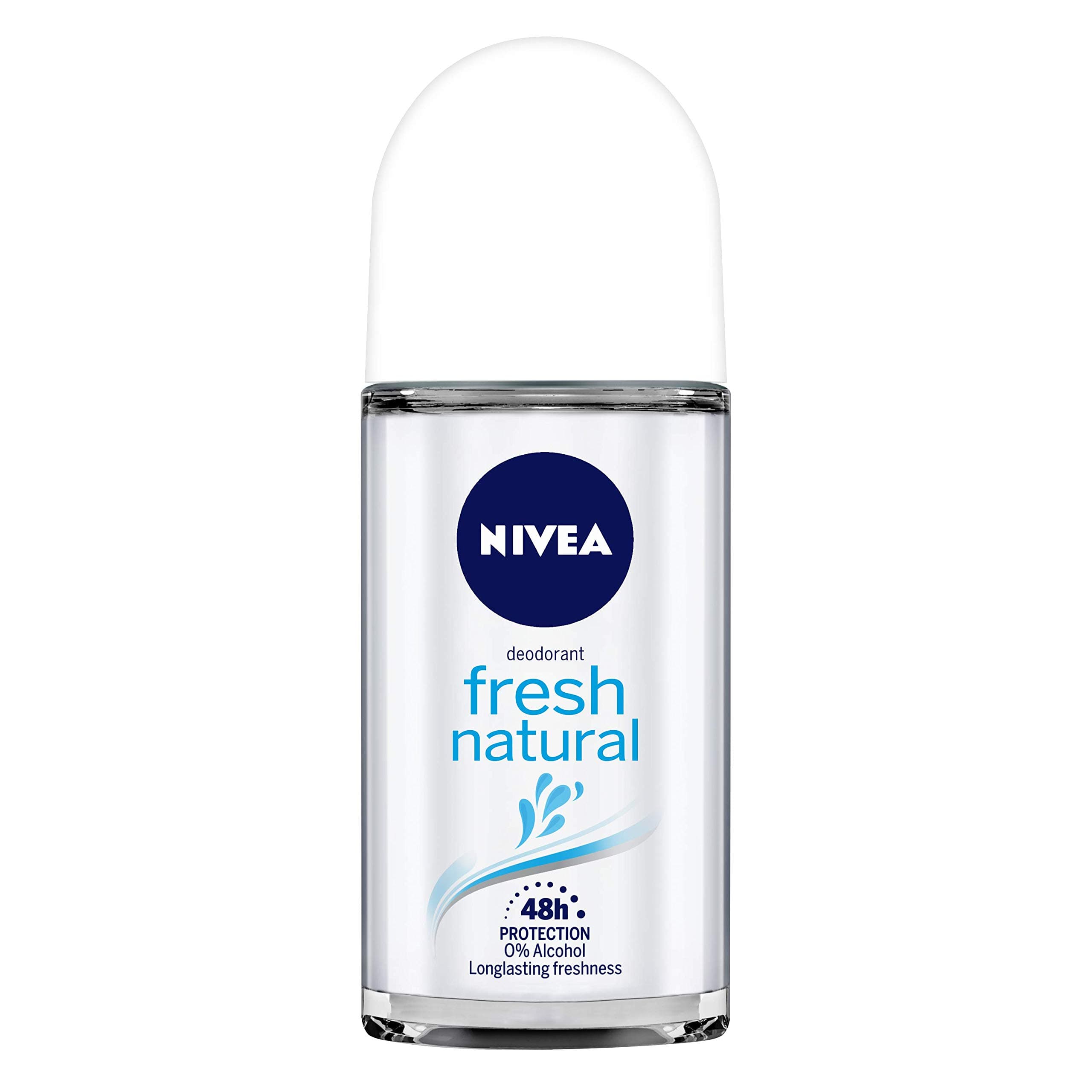 Nivea Fresh Natural Roll On Deodorant, 50 ml