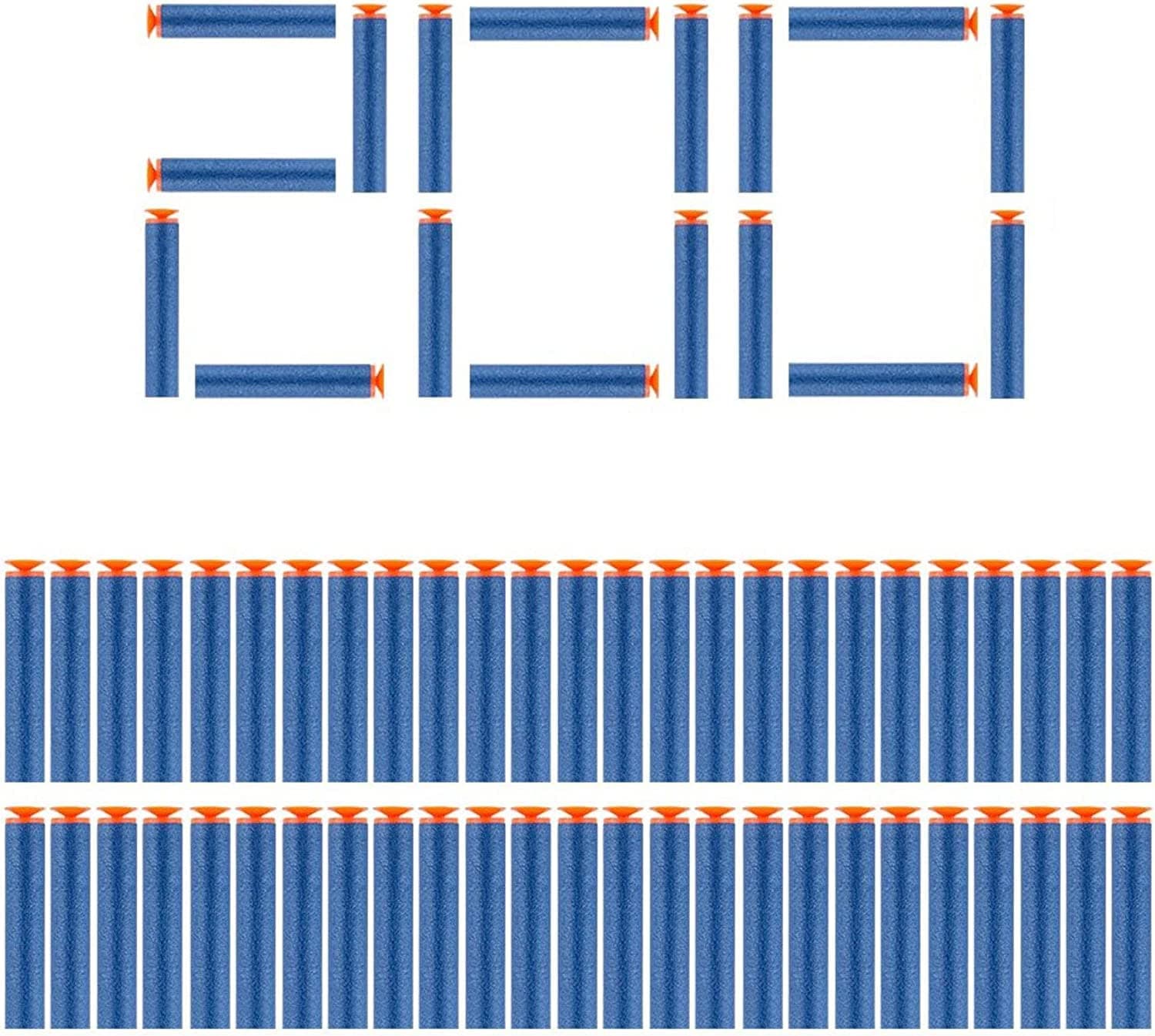 Refill Darts 200PCS Universal Suction Darts for Nerf N-Strike Elite