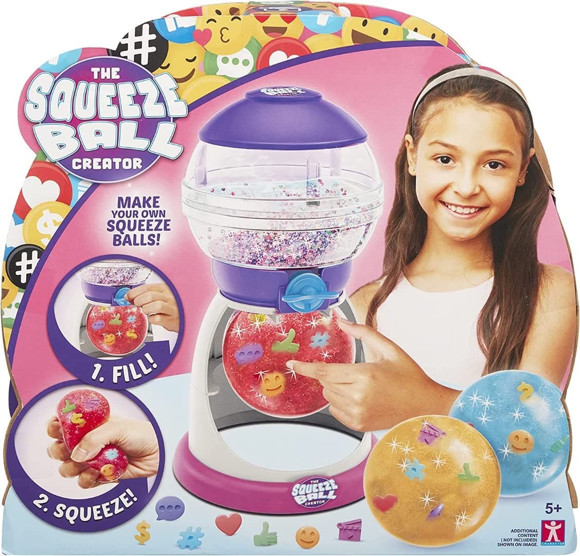 The Squeeze Ball Creator Creative Reusable Squeeze Ball Maker for Boys and Girls - Mix Fill and Squeeze Reusable Stress Ball Playset with Accessories