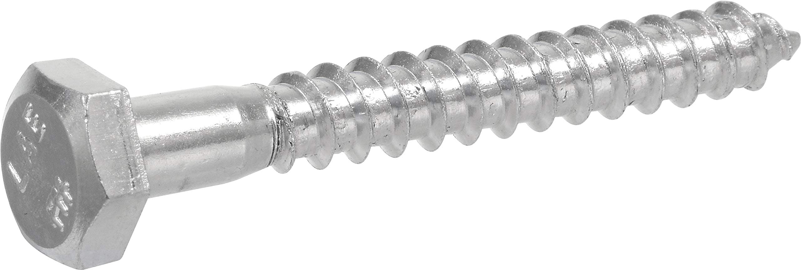 Zinc Hex Lag Screw 1/2" x 3"