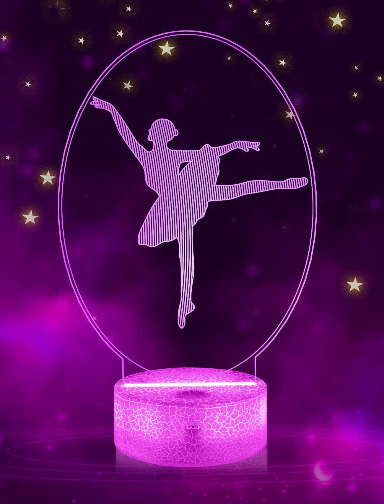 Ballerina Night Light with Remote Control 16 Color Changing, Best Ballet Dancing Gifts, Gifts for Mom, Birthday , Wedding, Grandmother Gifts, Valentines Gift, Graduation Gifts, Friendship Gifts