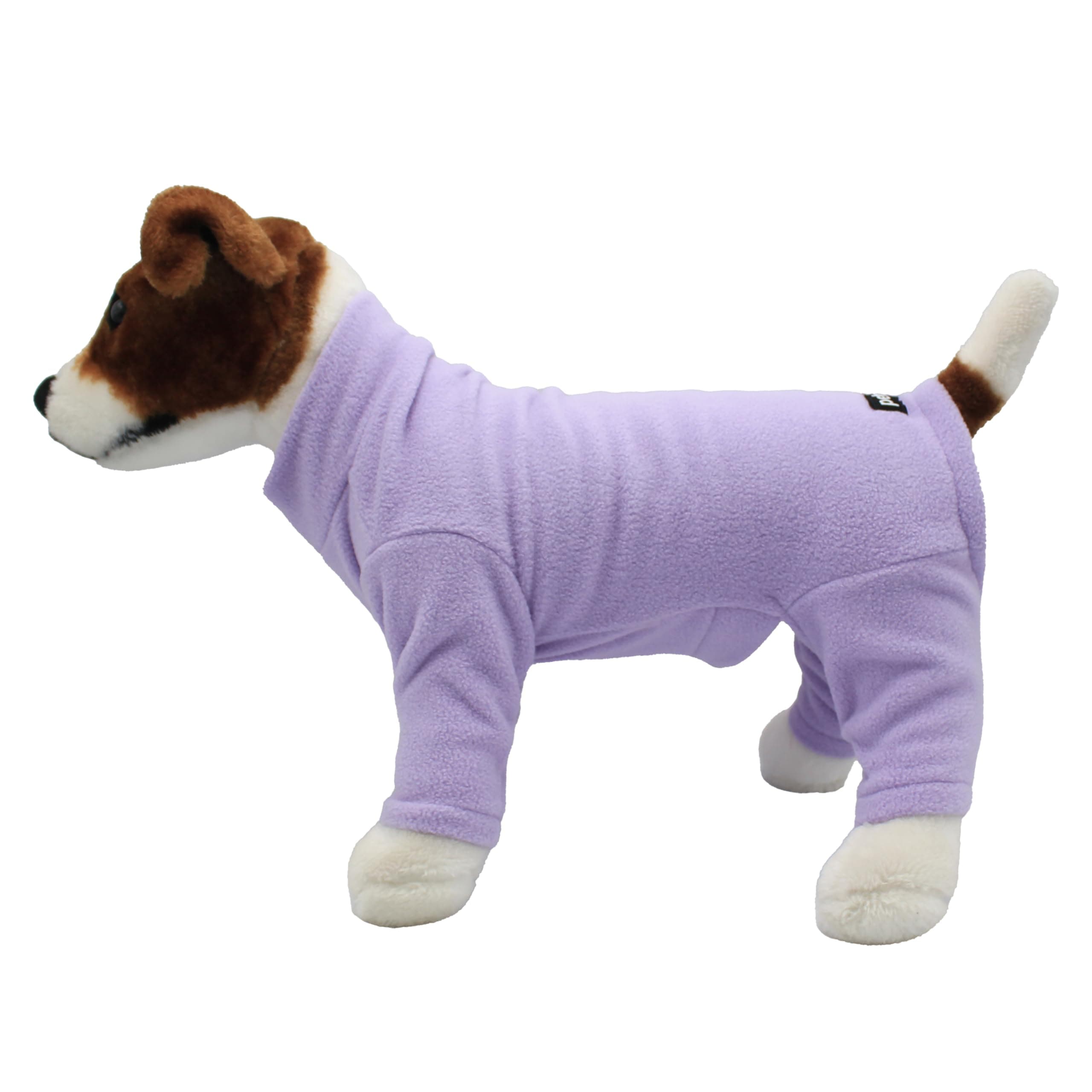 Warm Four-Legged Dog Fleece – Super Soft, Weather-Resistant (Lilac, XXL)