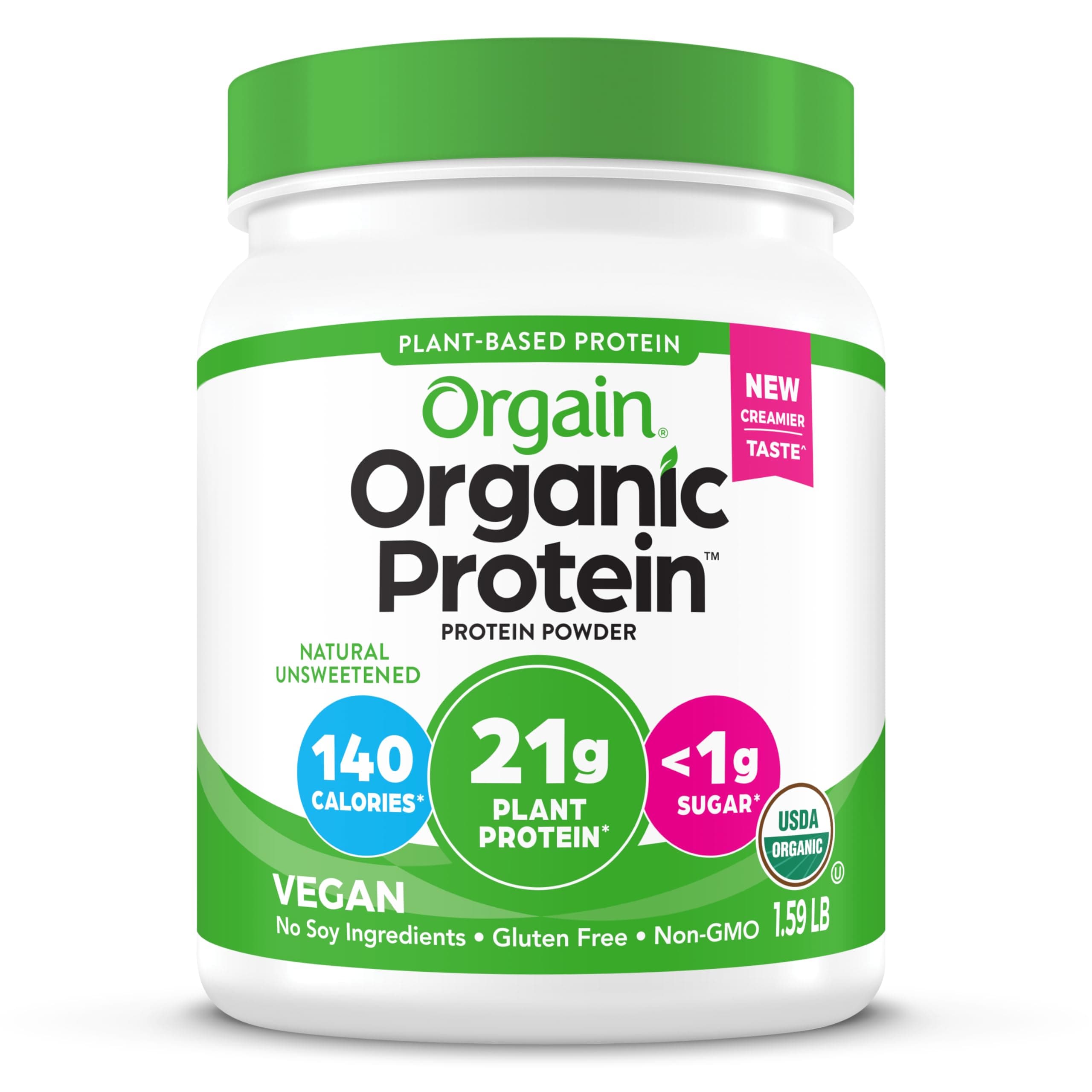 Orgain Organic Plant Protein Unflavoured 1. 59 Pound