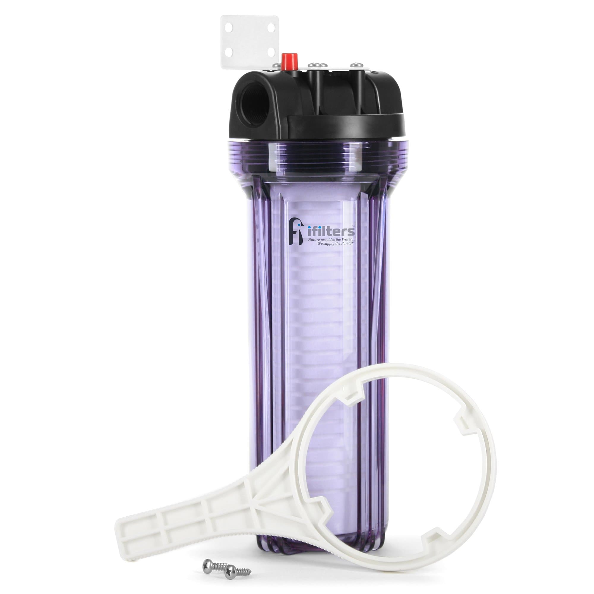 Whole House Sediment & Rust Filter Clear Housing w/ 5 Micron AP110 Comparable Filter Cartridge Included