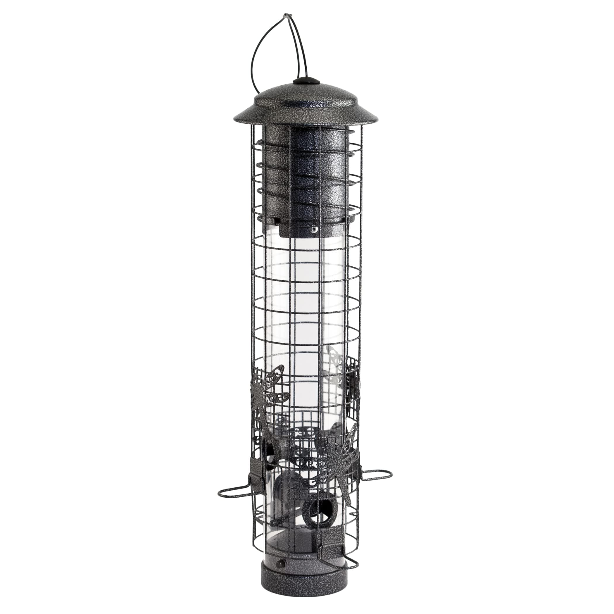 Audubon Dragonfly Squirrel Proof Tube Bird Feeder