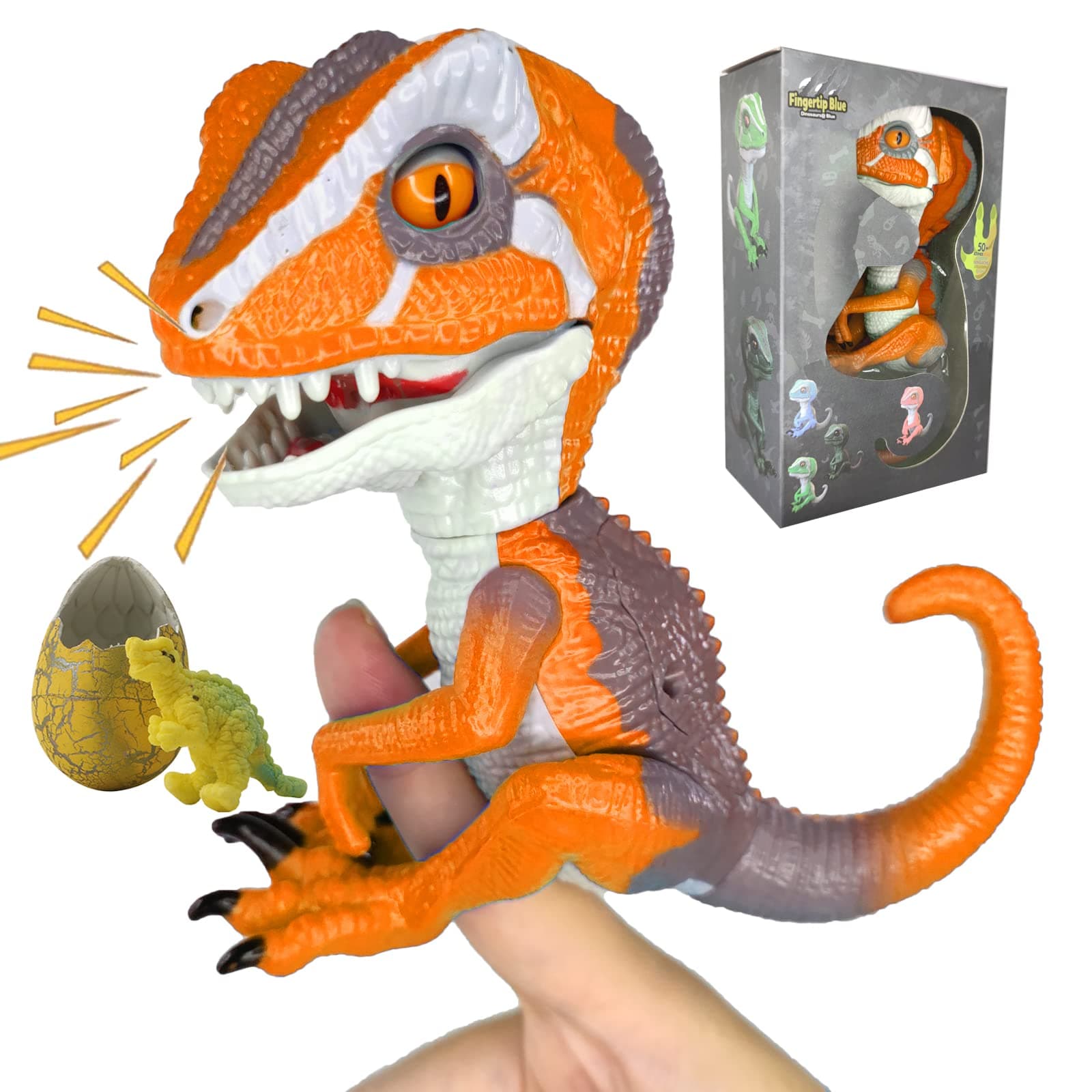 Dinosaurs for Boys - Untamed T-Rex - Interactive Collectible Dinosaur Mini for Girls - Ironjaw