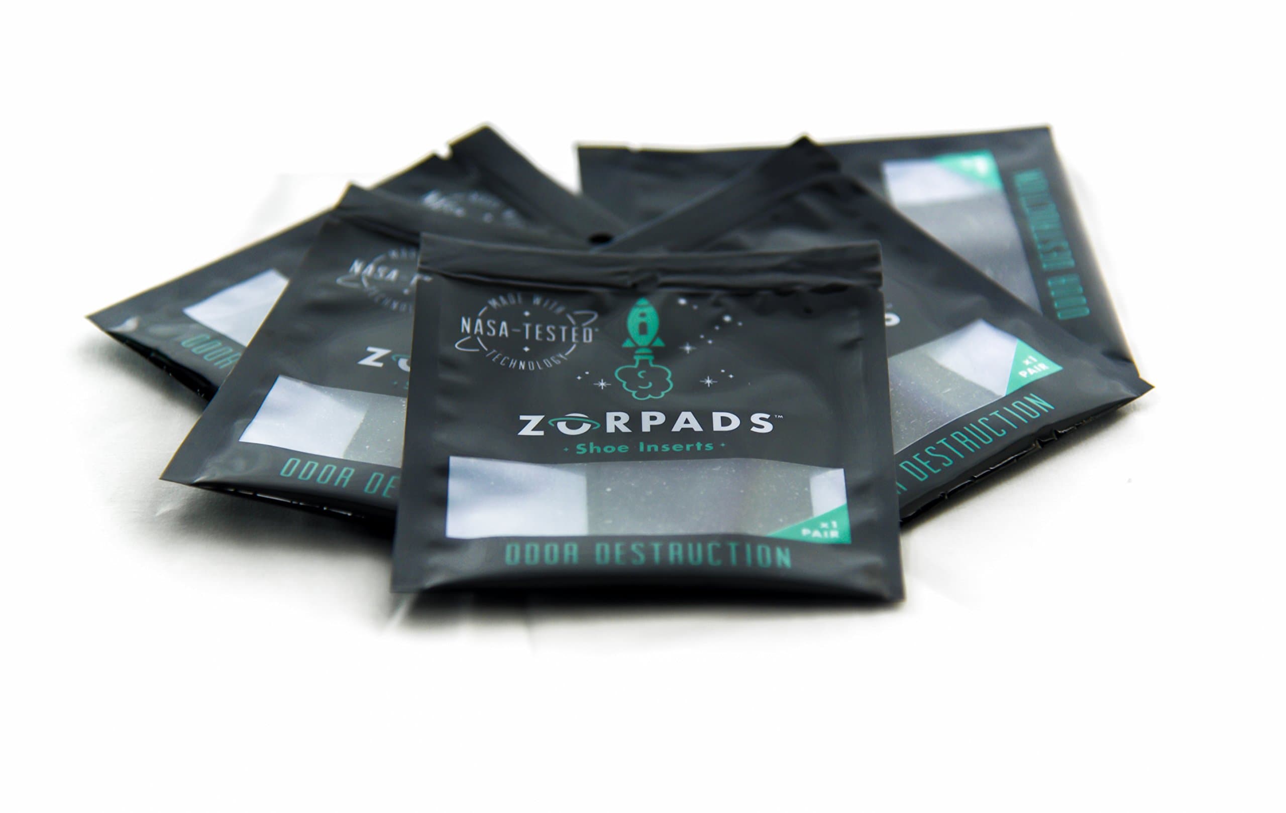 Zorpads Odor Eliminating Shoe Inserts Five Pairs