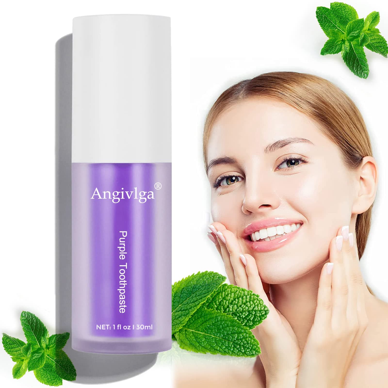 Purple Toothpaste,Colour Corrector Teeth Whitening Toothpaste,Teeth Whitening Booster Purple Whitening Toothpaste Tooth Stain Removal Teeth Cleaning Teeth Whitener