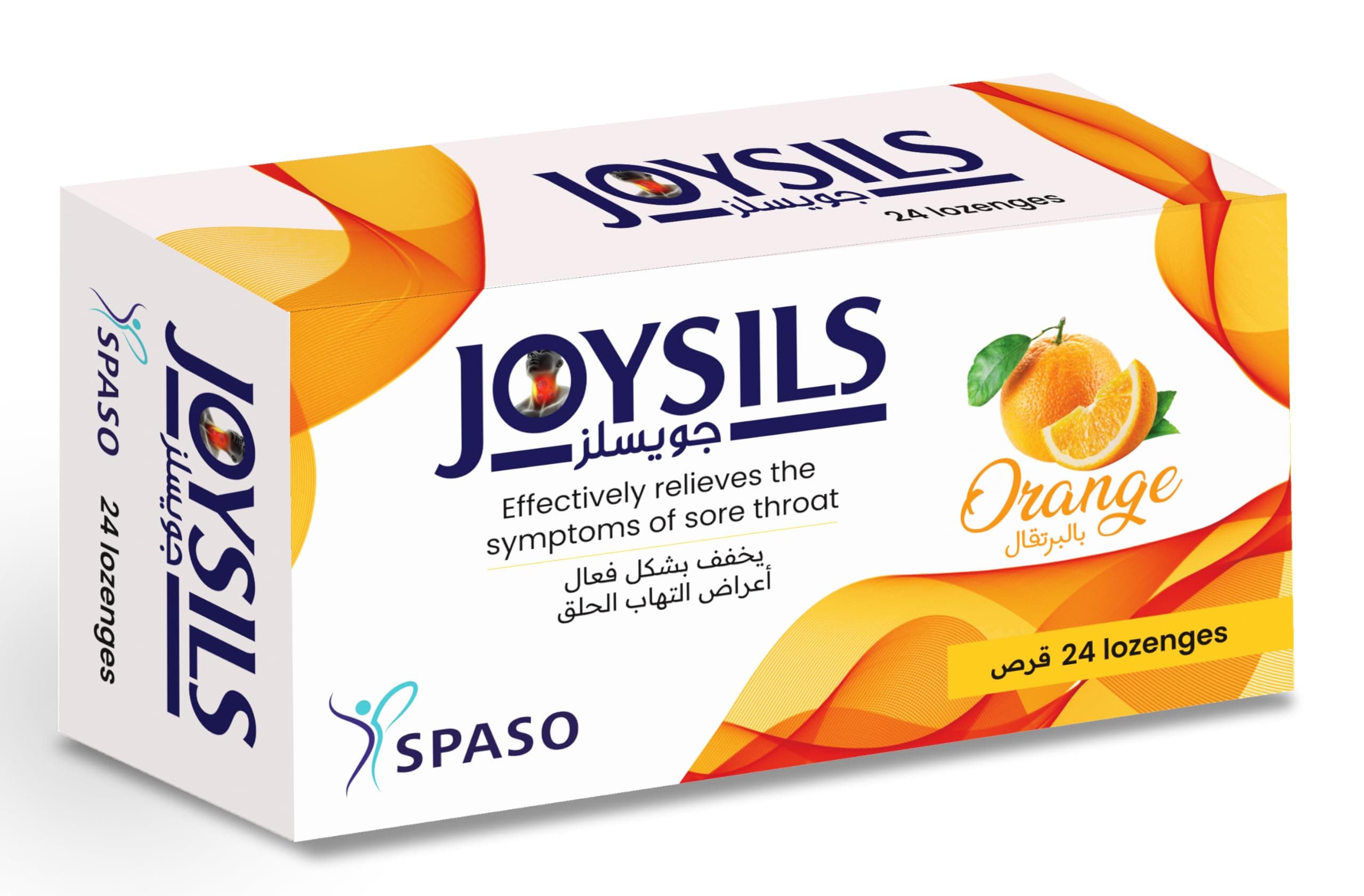 Spaso Joysils Orange Lozenges, 24 Lozenges