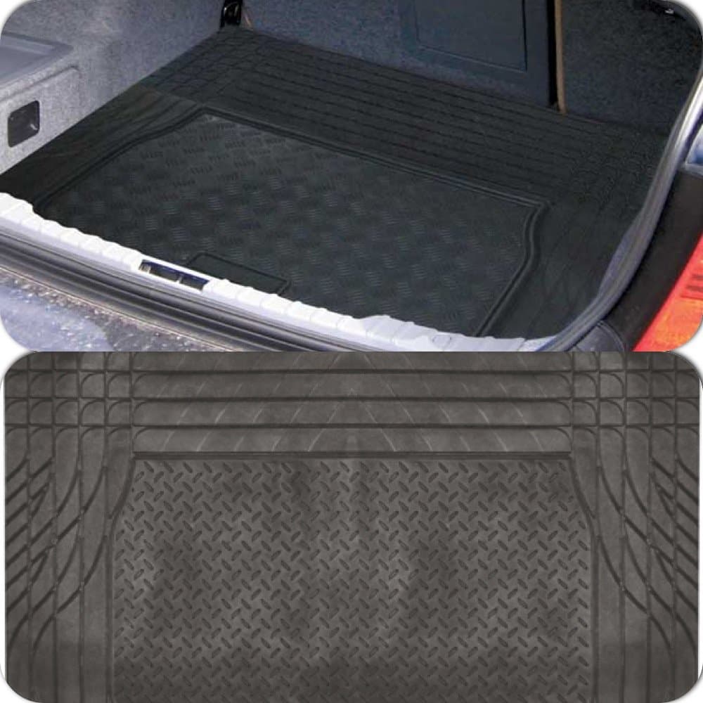 Universal Black Tough Heavy Duty Rubber Car Interior Protection Boot Mat Liner