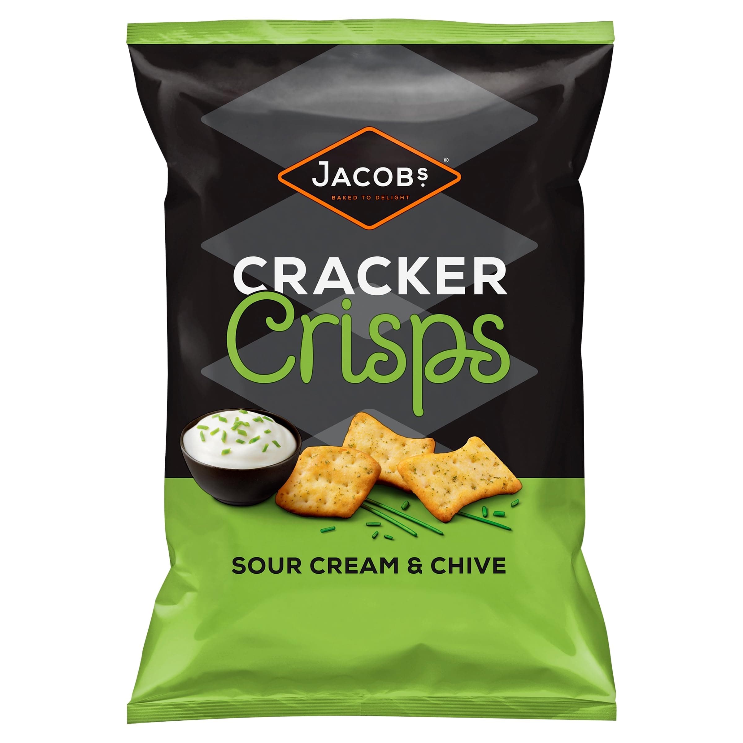 Cracker Crisps Sour Cream Chive Sharing Bag Snacks 150 g