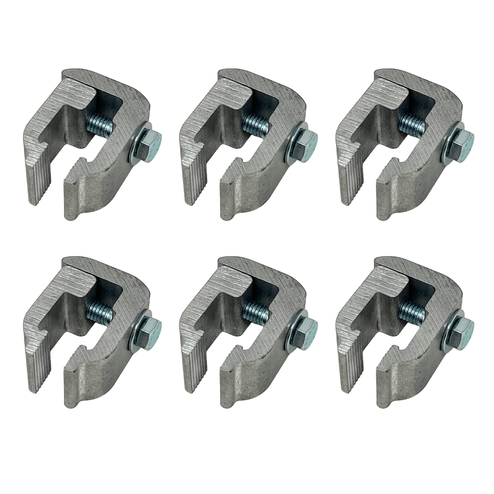 G-16 1.75 Bolt Pinch Clamps for Inside Mount Tonneau Covers (6 Pack). Made in USA with 6000 Series Structural Aluminum to Ensure Quality and Strength