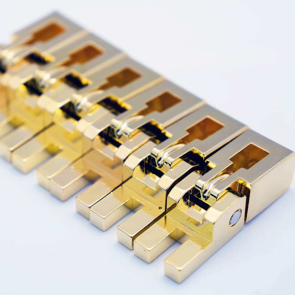 Floyd Rose Special Series Bridge Saddle Sets - Satin Gold