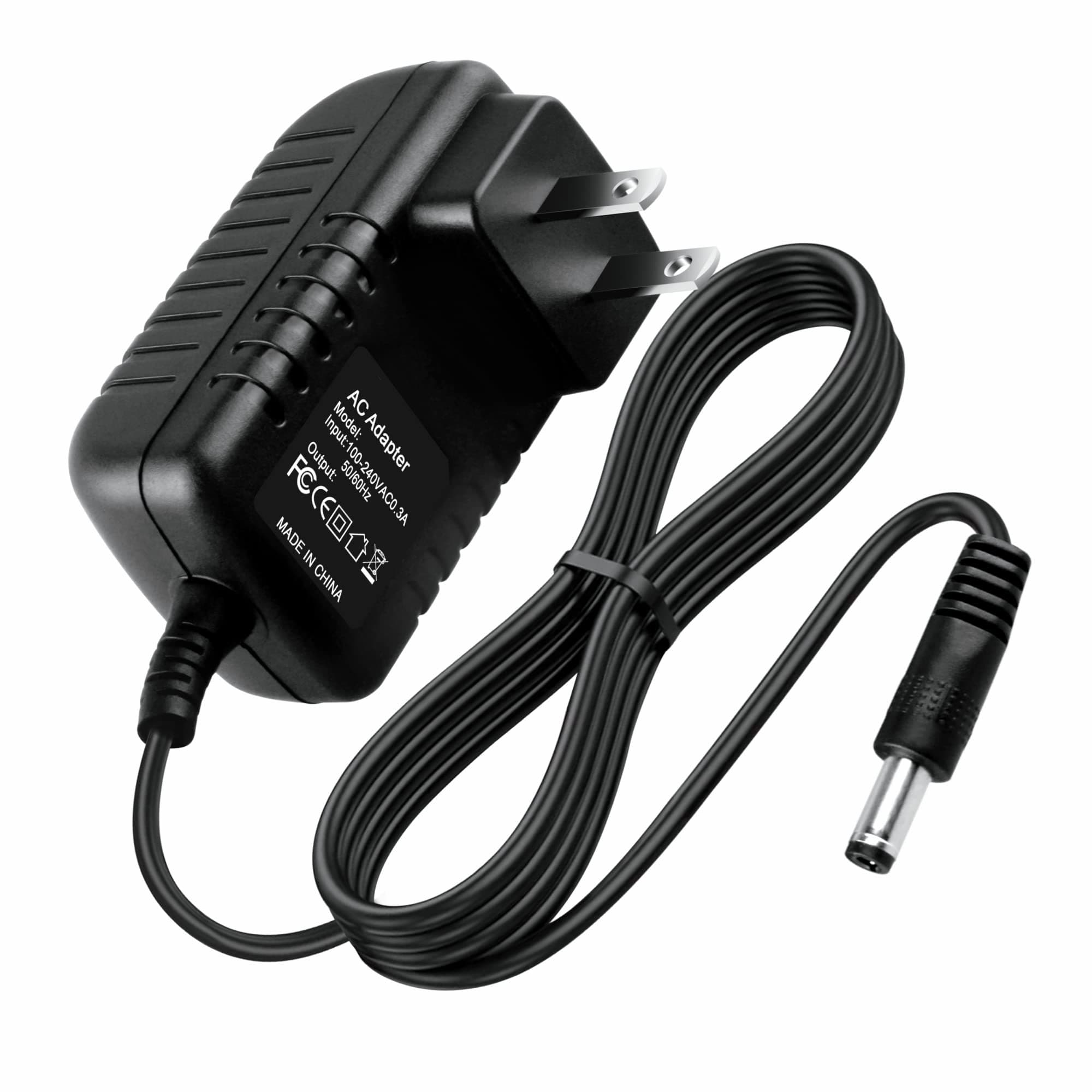 CJP-Geek AC/DC Adapter for Hurricane Spin Scrubber Brush Rechargeable Turbo Scrubber & TeleBrands Corp Hurricane Spin Scrubber Brush HSS1 HSSI JF-DY085030 Battery Charger