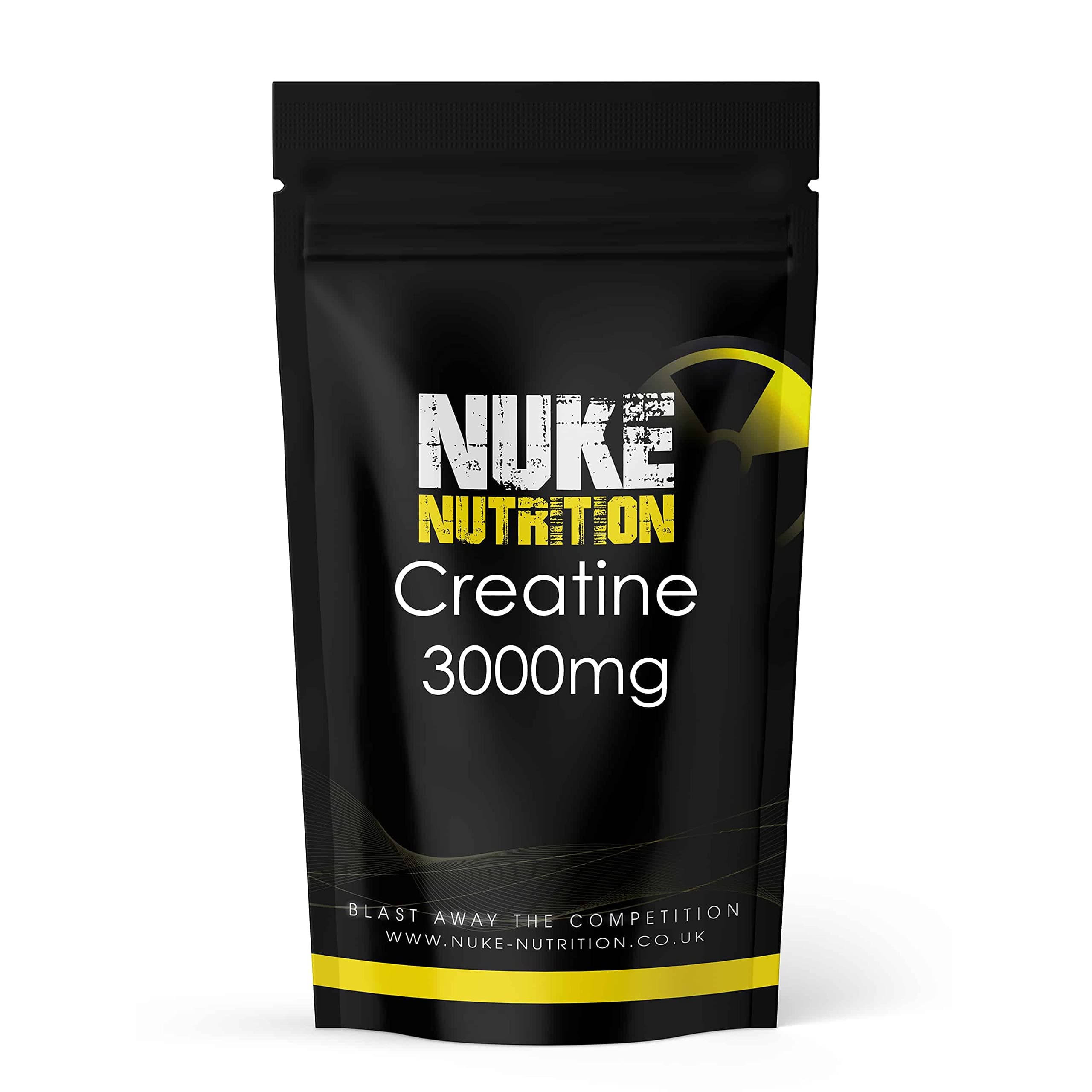 Nuke Nutrition Creatine Tablets 3000mg - 60 Tablets - Pure Creatine Monohydrate Supplements to Boost Muscle Mass, Bulk & Strength - Excellent Pre Workout for Men & Women - Boost Energy & Performance