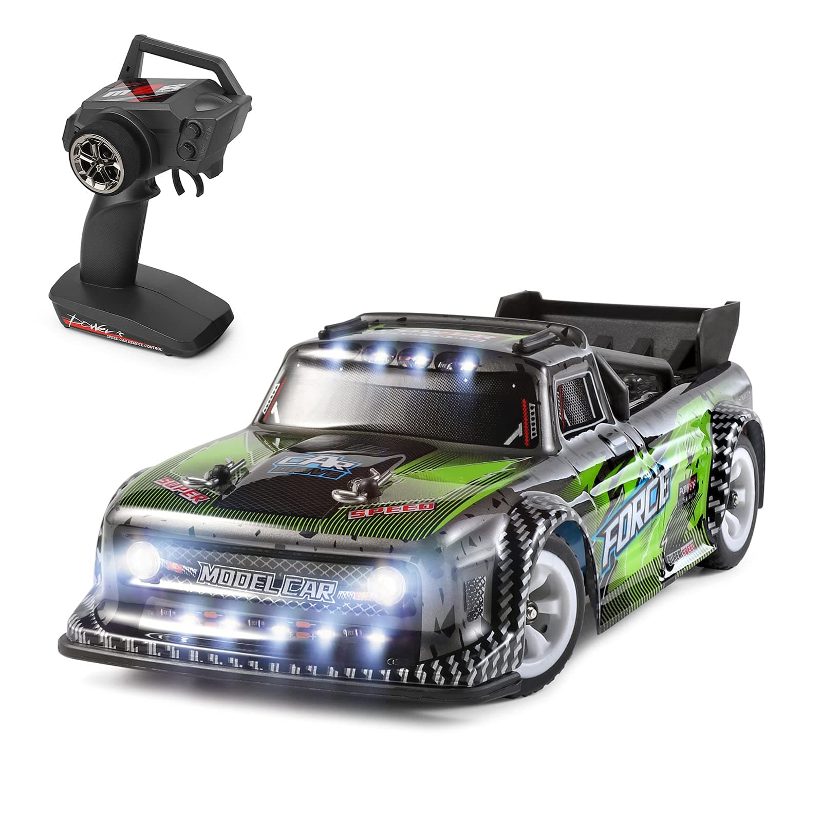 RC Drift Car, 1/28 Remote Control Car RC Truck Car 2.4GHz RC Race Car 30km/h High Speed Kids Gift RTR with Metal Chassis WLtoys 284131